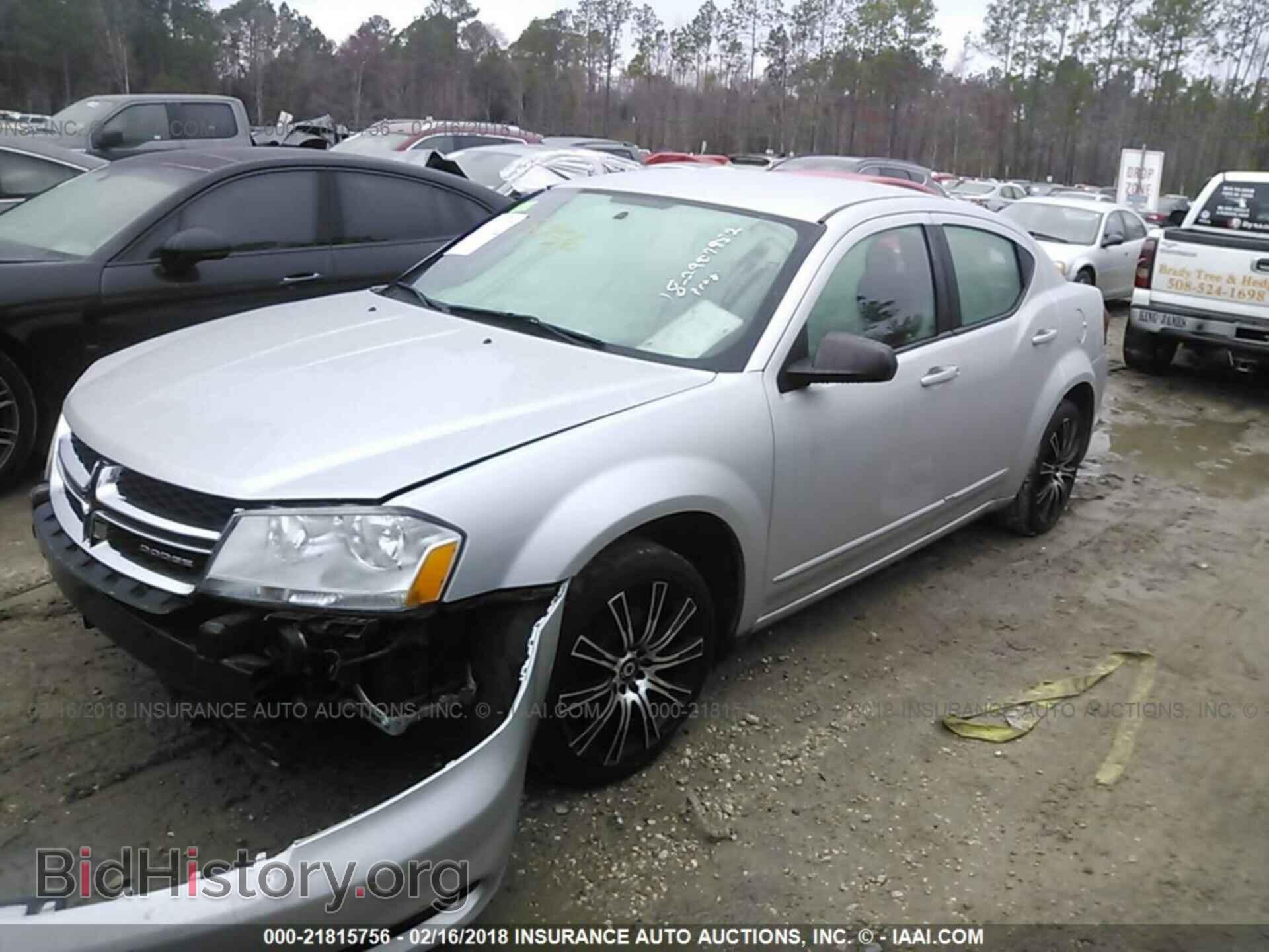 2012 Dodge Avenger - VIN: 1C3CDZAB1CN274745 - Фото 2