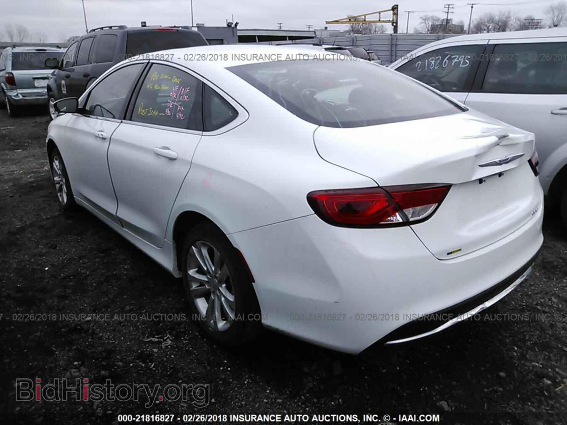 2015 Chrysler 200 - VIN: 1C3CCCAB6FN632653 - Фото 3
