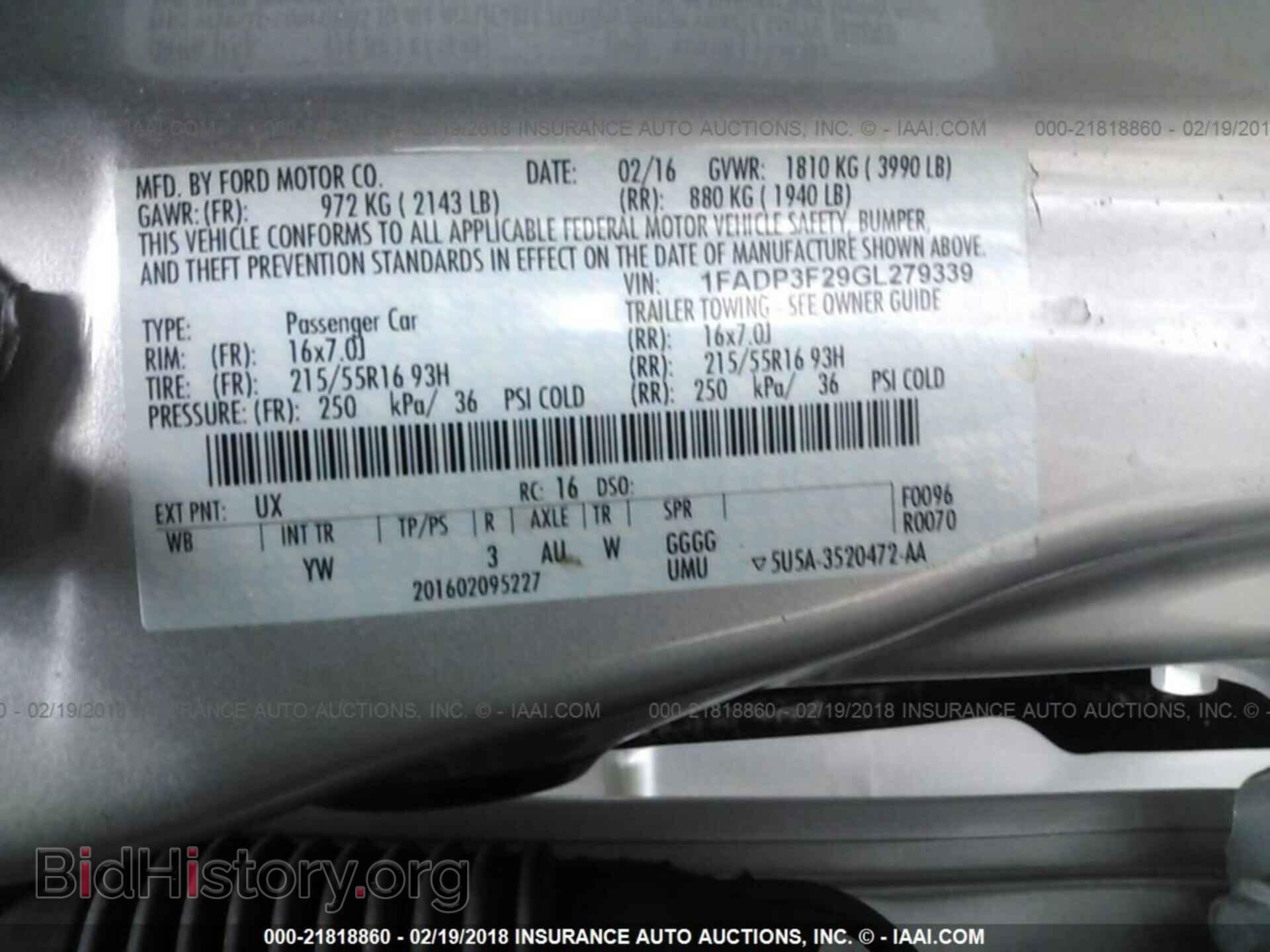 2016 Ford Focus - VIN: 1FADP3F29GL279339 - Фото 9