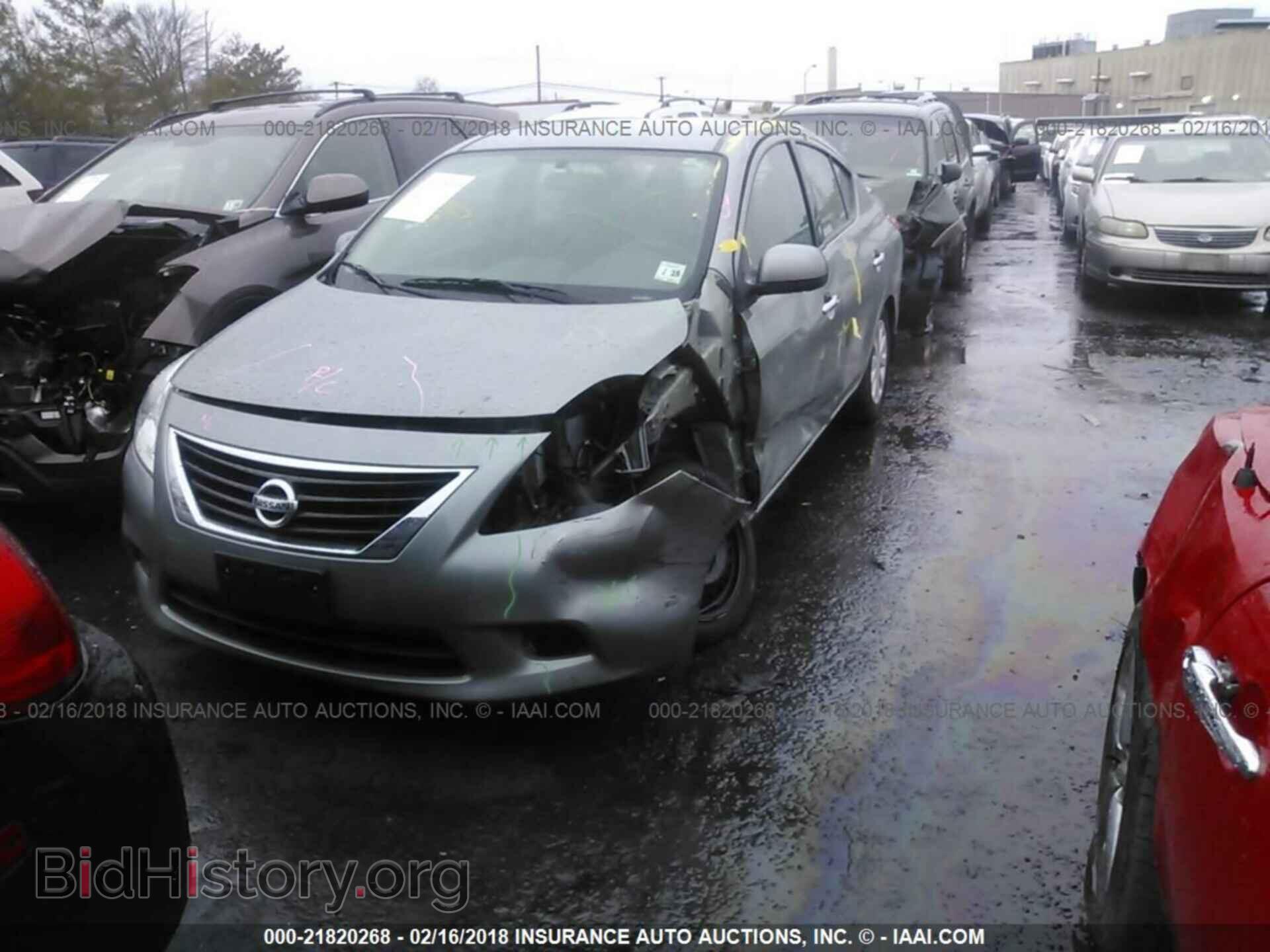 2014 Nissan Versa - VIN: 3N1CN7AP1EK455834 - Фото 2