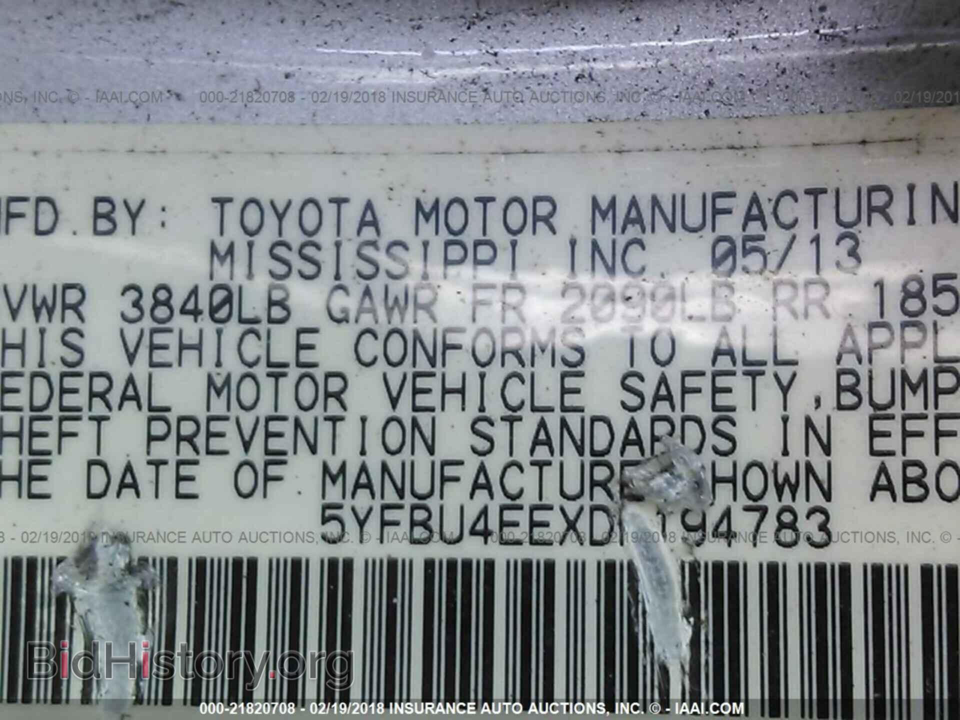2013 Toyota Corolla - VIN: 5YFBU4EEXDP194783 - Photo 9