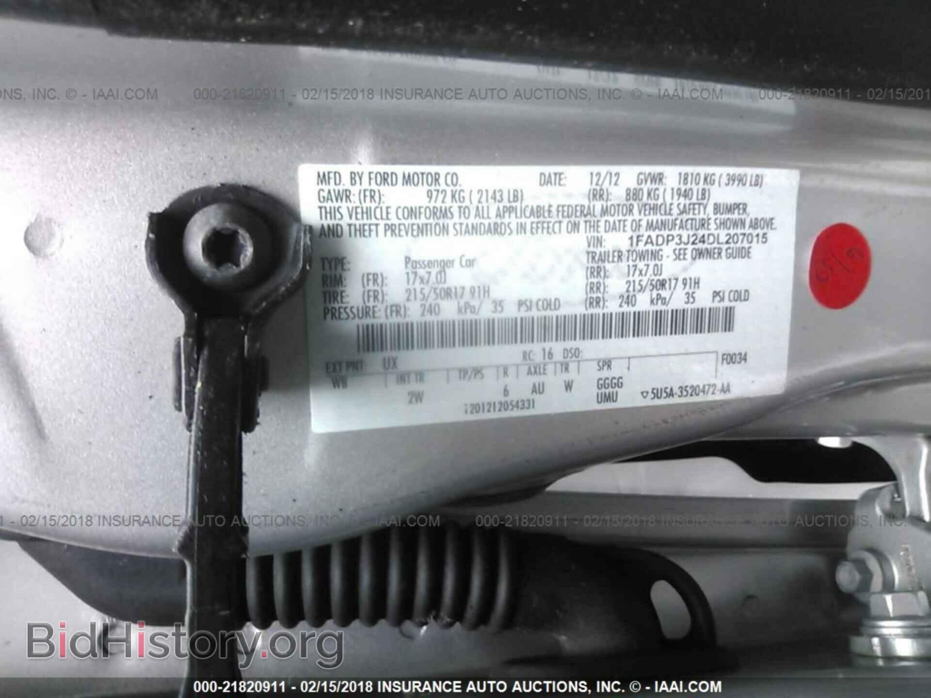 2013 Ford Focus - VIN: 1FADP3J24DL207015 - Photo 9
