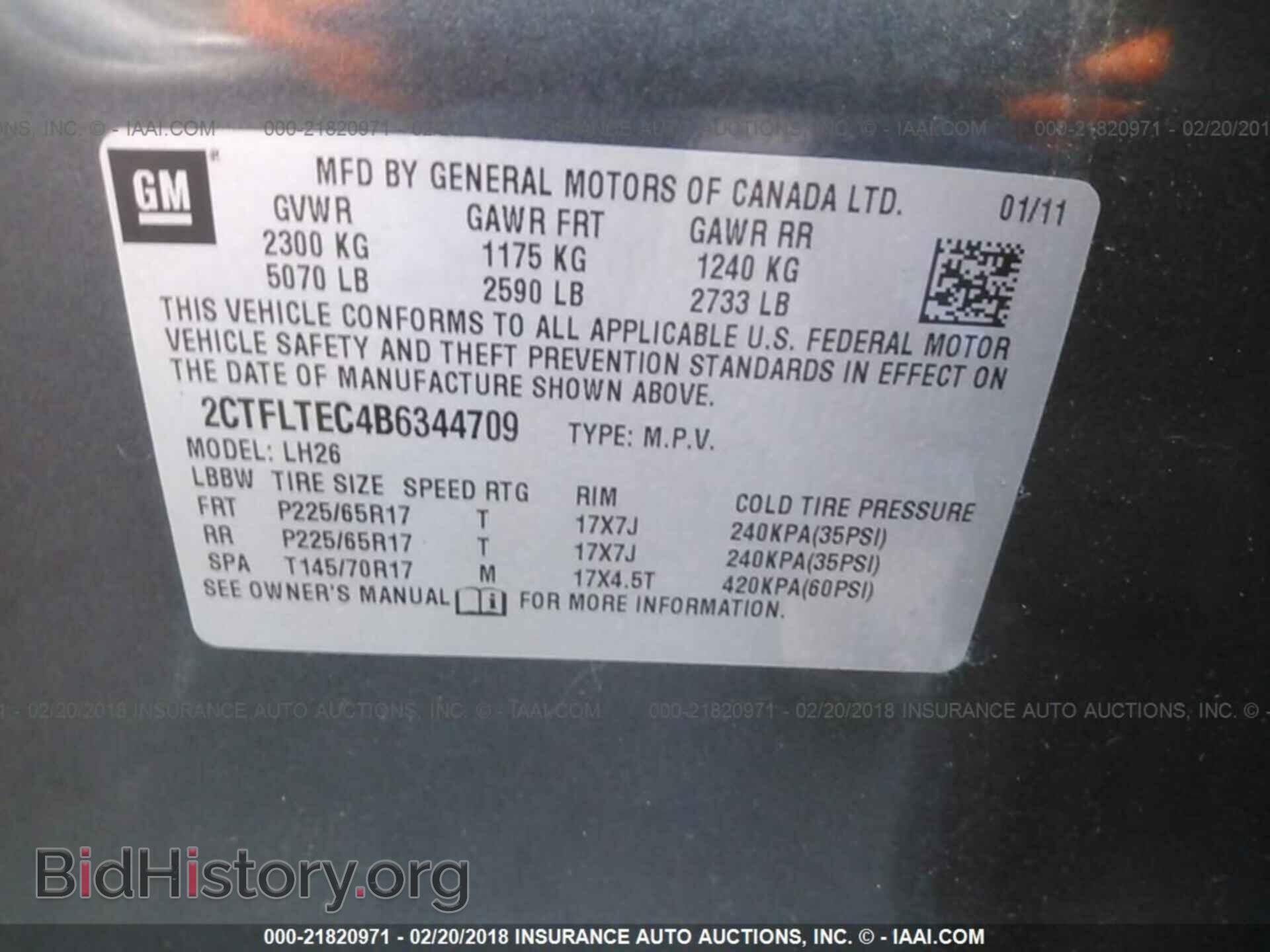 2011 Gmc Terrain - VIN: 2CTFLTEC4B6344709 - Photo 9