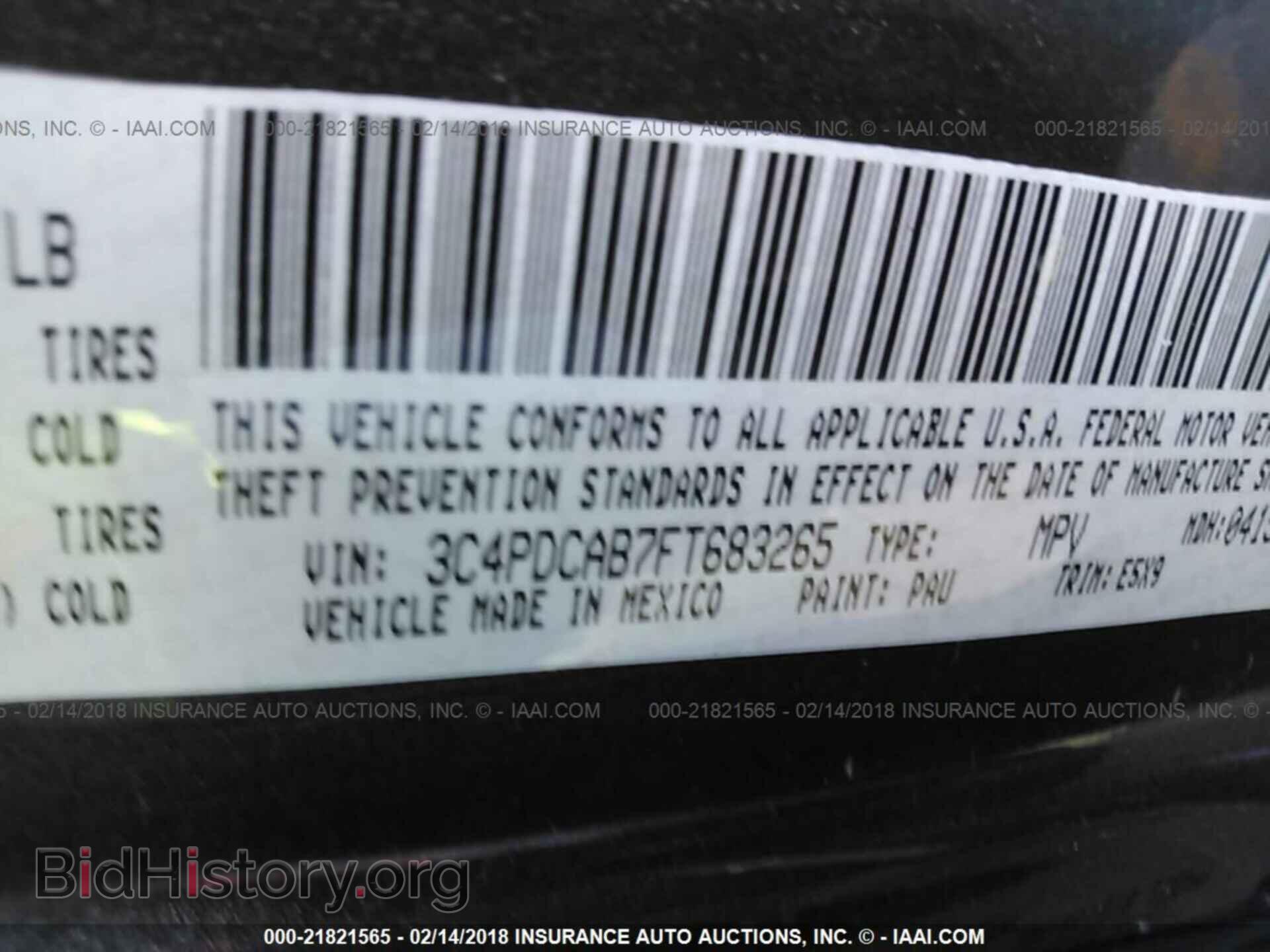 2015 Dodge Journey - VIN: 3C4PDCAB7FT683265 - Photo 9