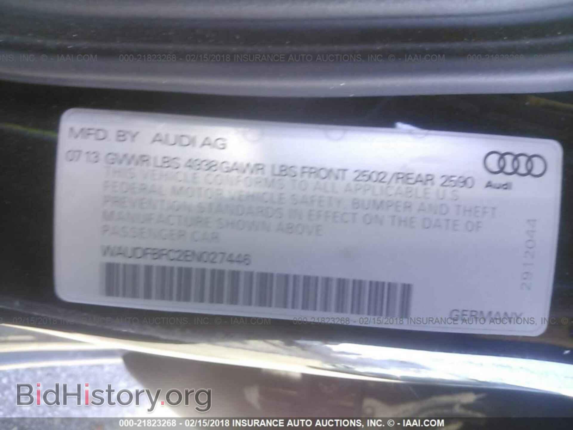 2014 Audi A6 - VIN: WAUDFBFC2EN027446 - Фото 9