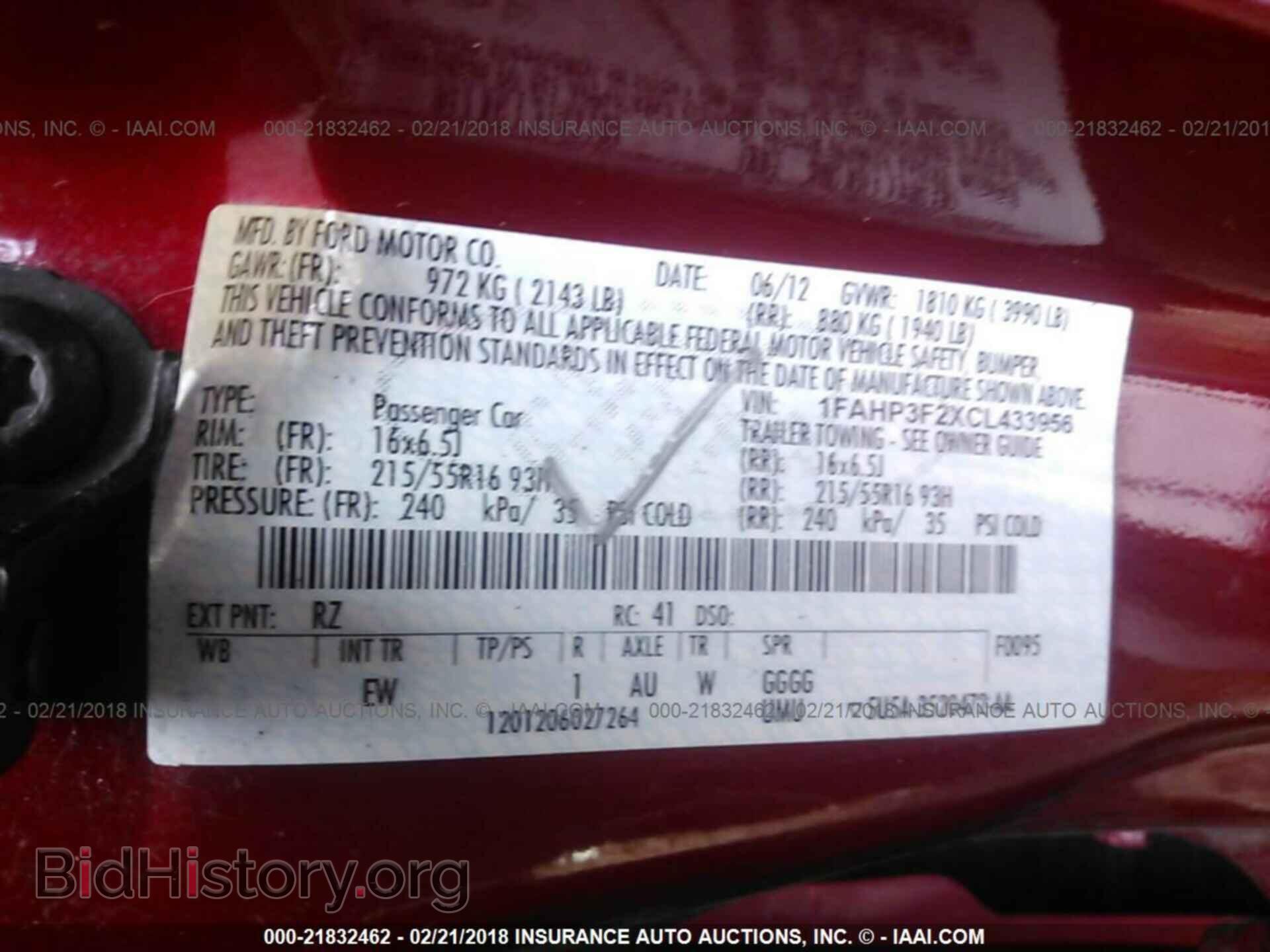 2012 Ford Focus - VIN: 1FAHP3F2XCL433956 - Фото 9