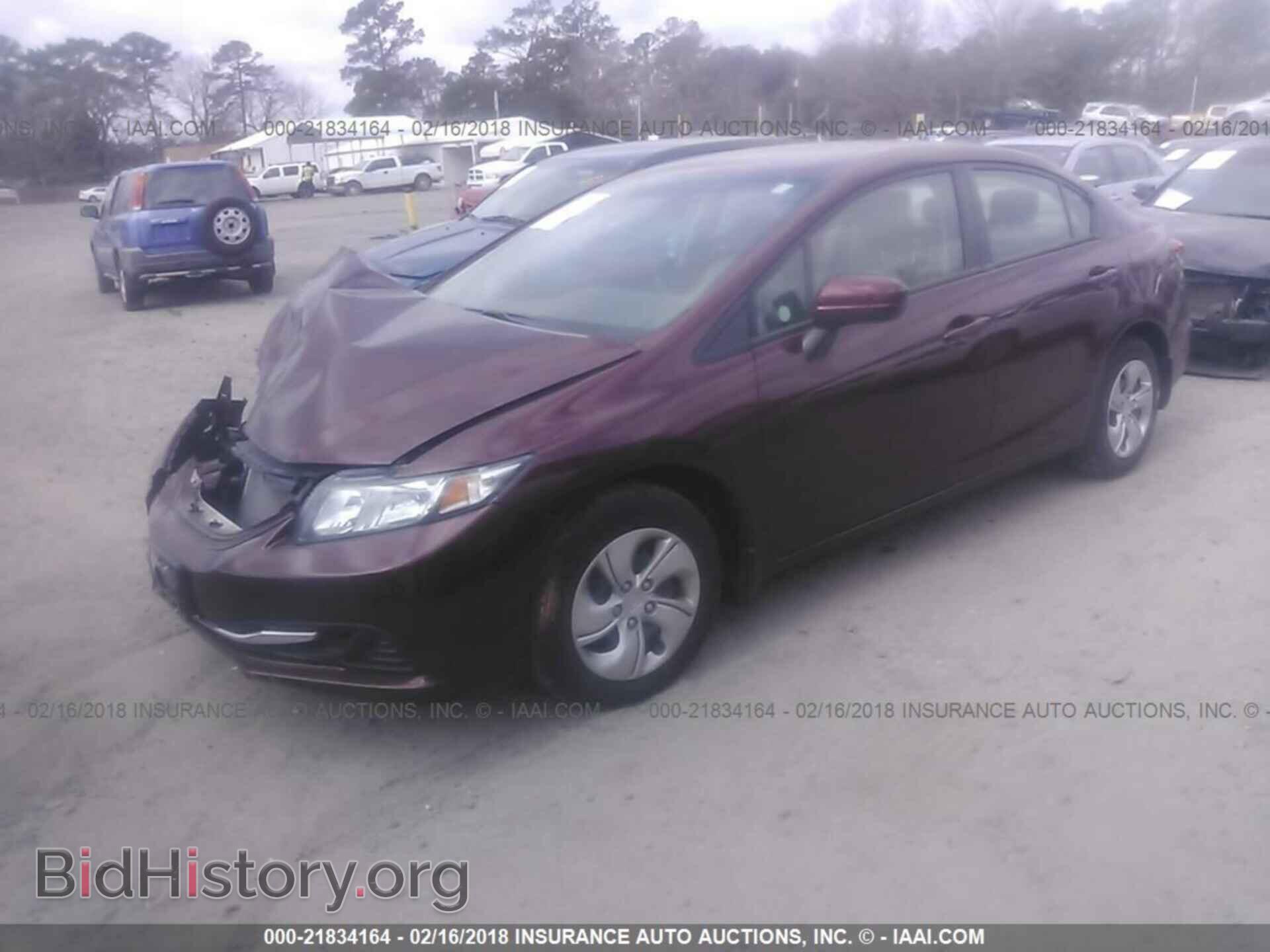 2014 Honda Civic - VIN: 19XFB2F58EE083629 - Фото 2