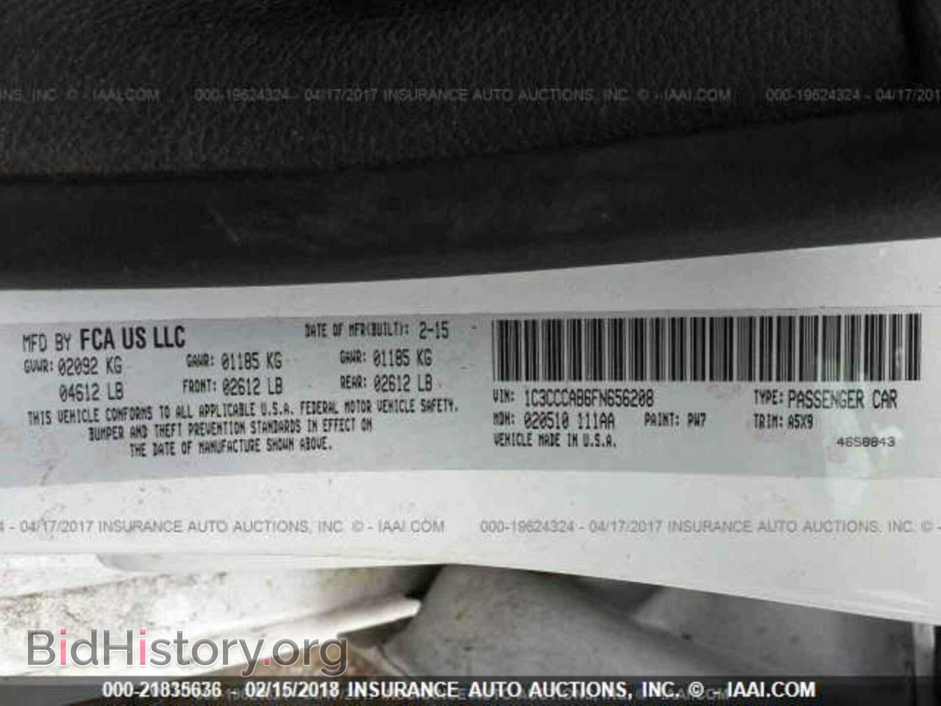 2015 Chrysler 200 - VIN: 1C3CCCAB6FN656208 - Photo 9