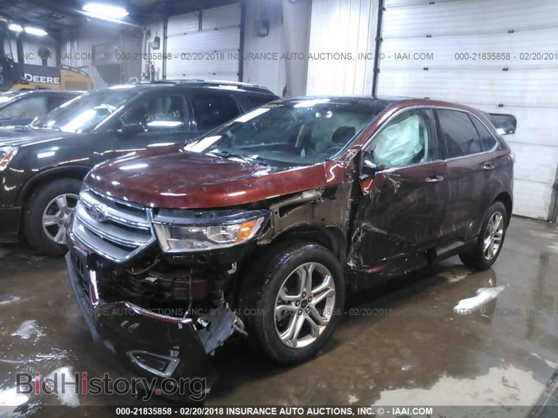 2015 Ford Edge - VIN: 2FMTK4K94FBC34445 - Фото 2