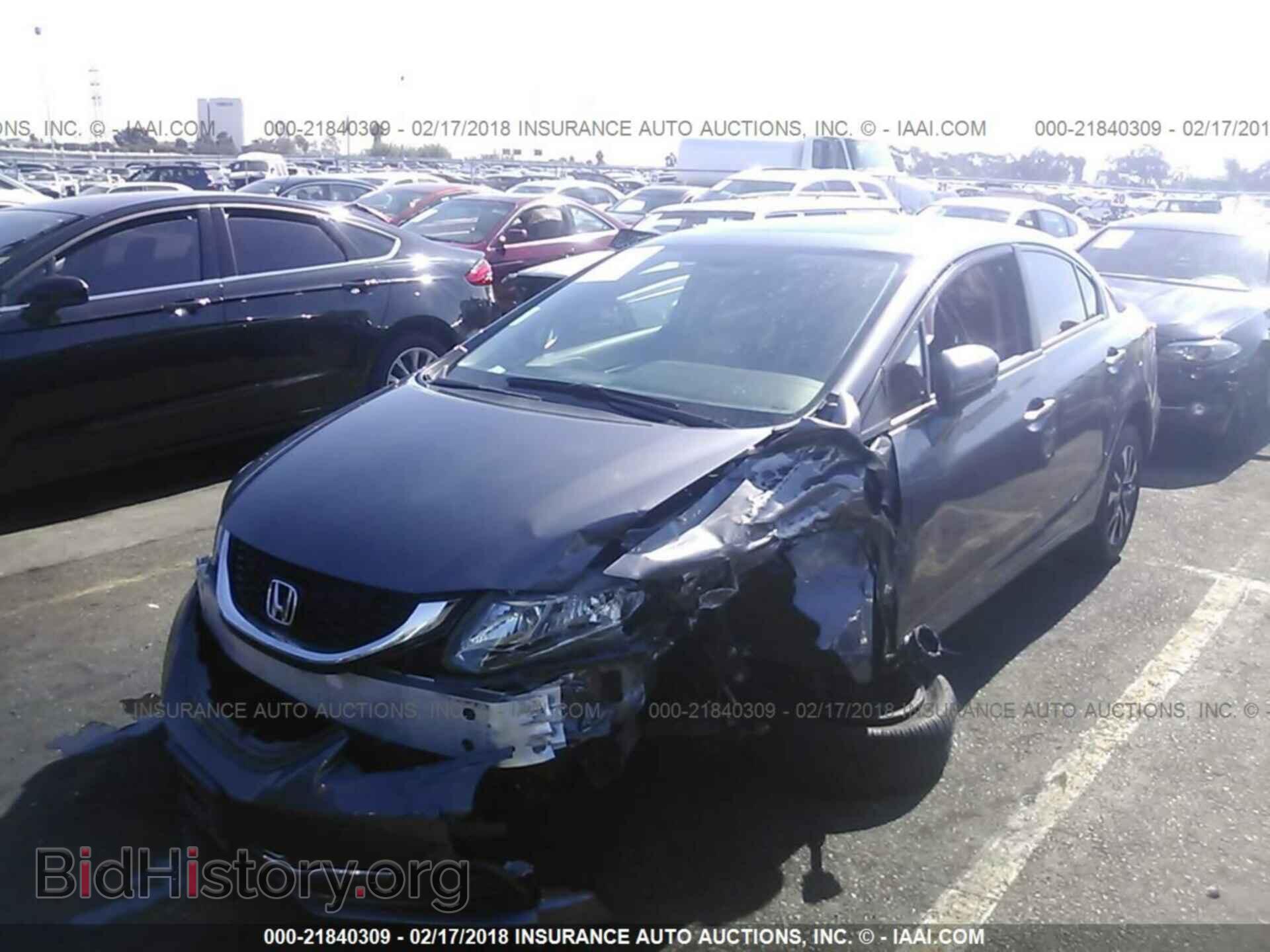 2014 Honda Civic - VIN: 19XFB2F8XEE261180 - Фото 2