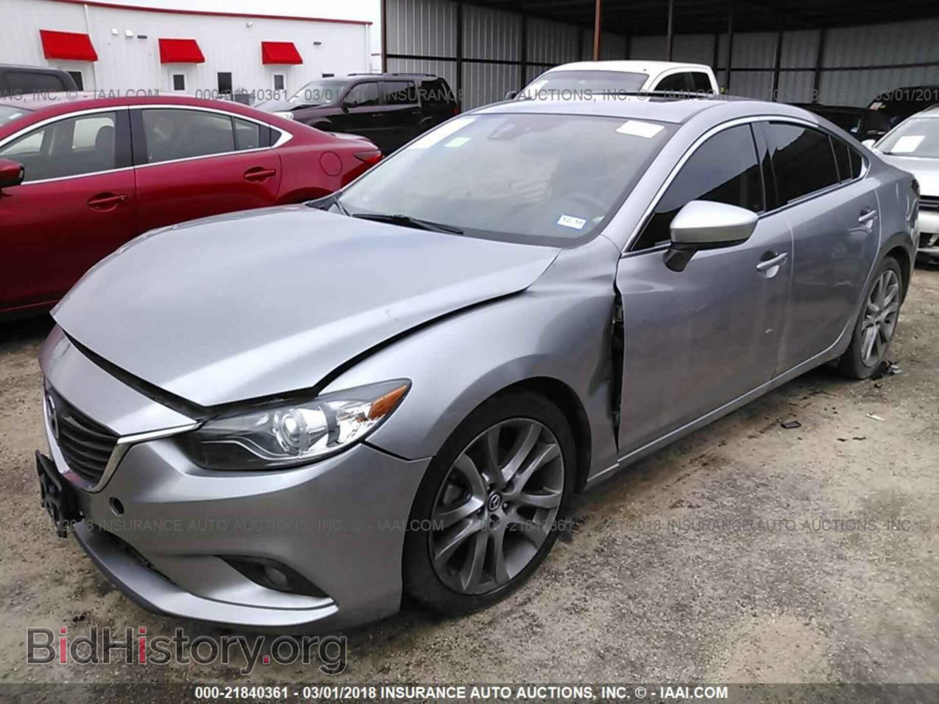 2014 Mazda 6 - VIN: JM1GJ1W58E1110347 - Фото 2
