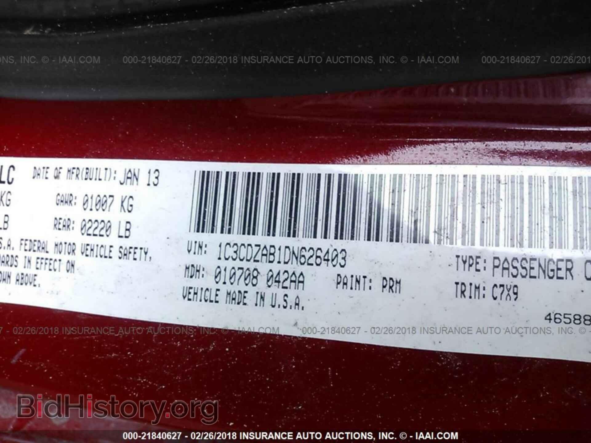 2013 Dodge Avenger - VIN: 1C3CDZAB1DN626403 - Photo 9