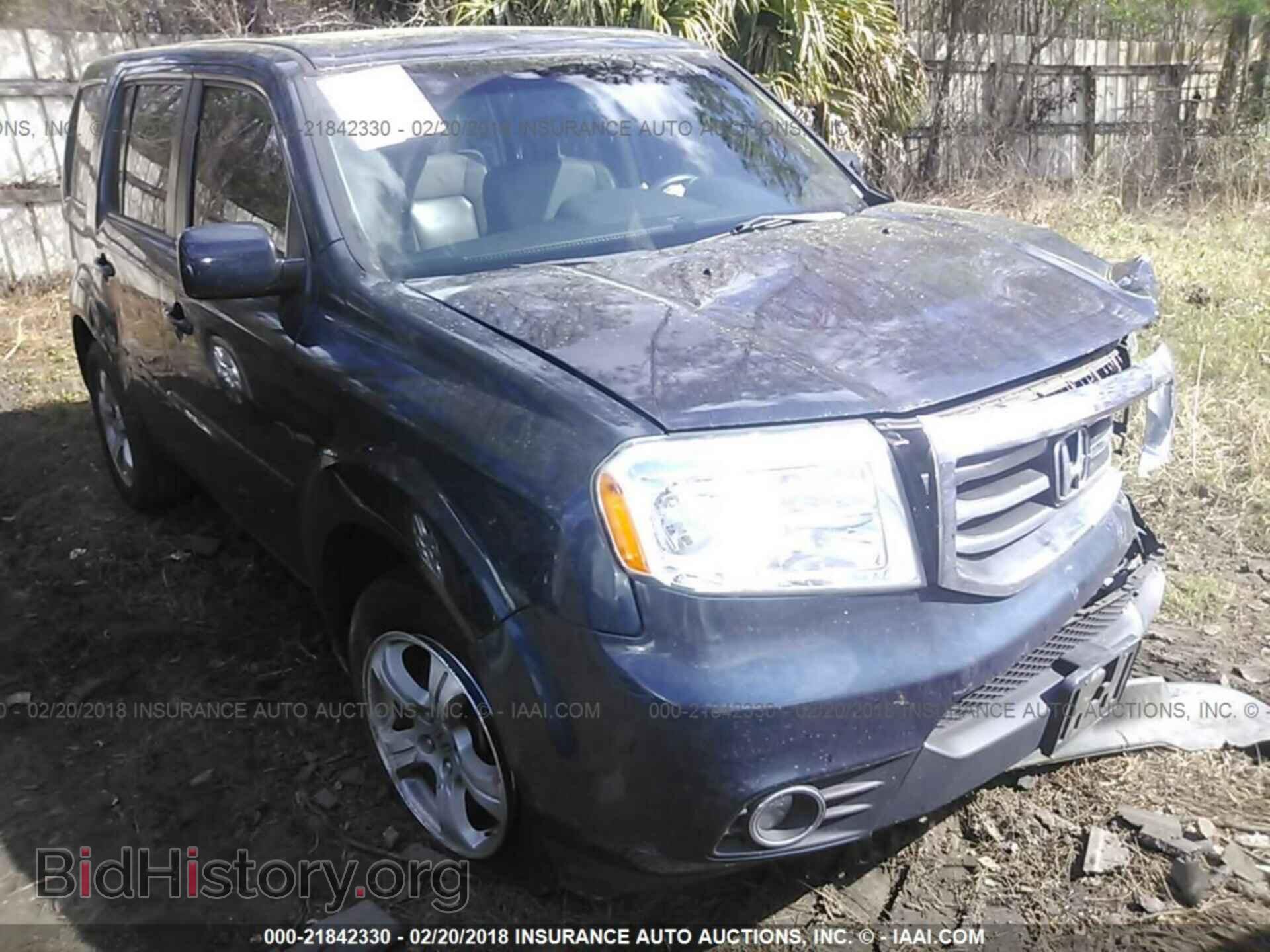 Фотография 5FNYF3H64CB015411 - Honda Pilot 2012