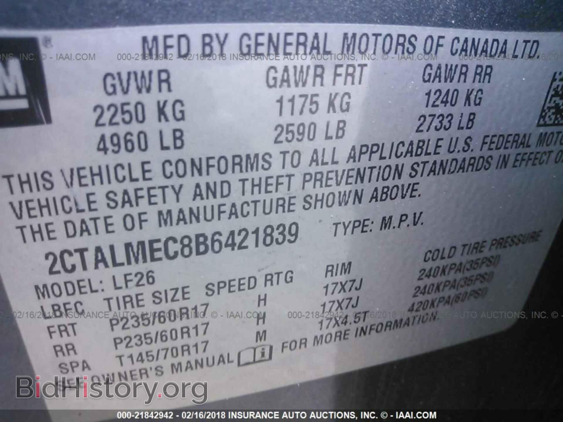 2011 Gmc Terrain - VIN: 2CTALMEC8B6421839 - Photo 9