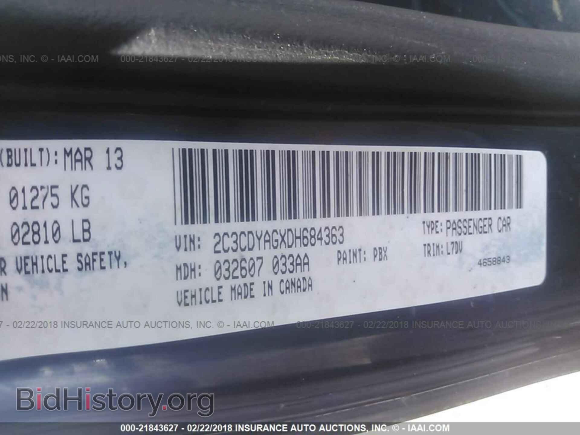 2013 DODGE CHALLENGER - VIN: 2C3CDYAGXDH684363 - Photo 9