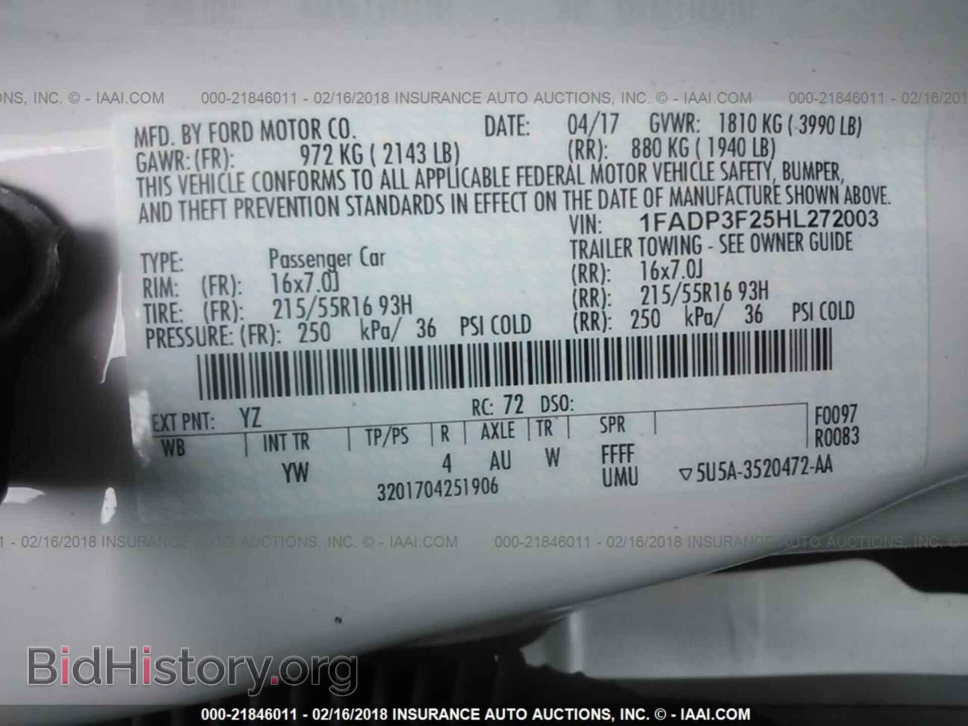 2017 Ford Focus - VIN: 1FADP3F25HL272003 - Photo 9