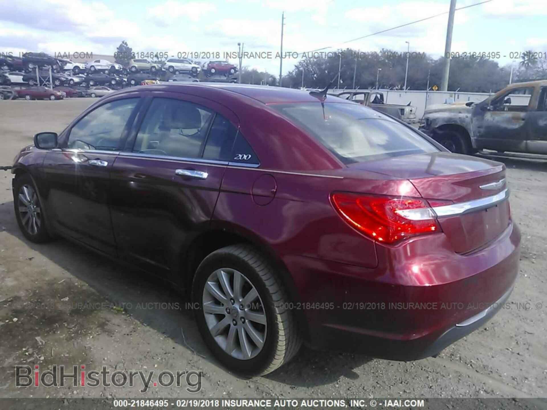 2013 Chrysler 200 - VIN: 1C3CCBCG2DN503714 - Фото 3
