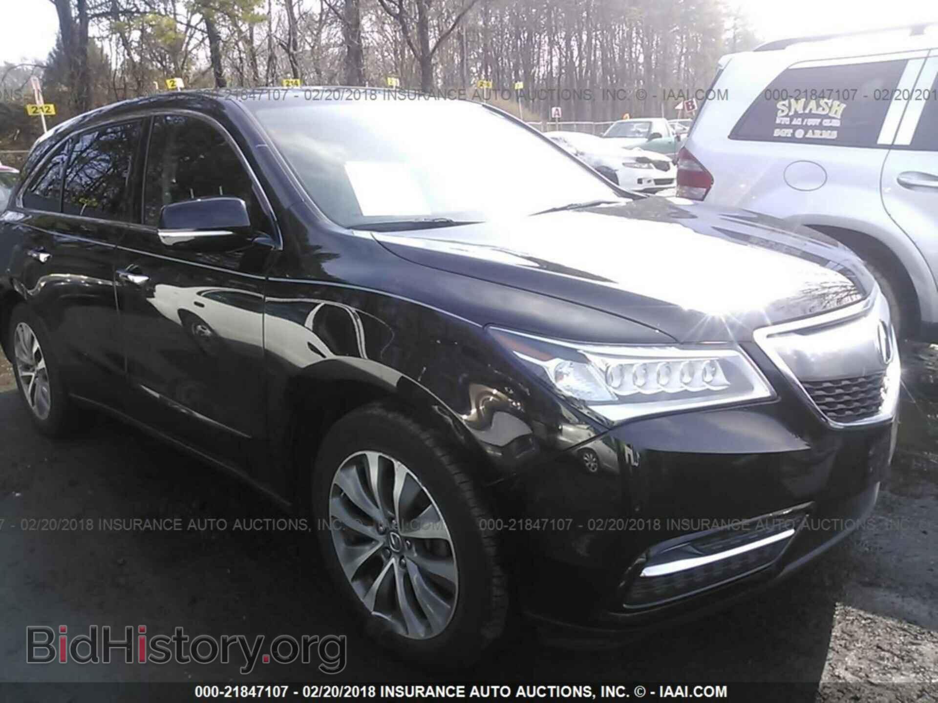 Фотография 5FRYD4H44EB046055 - Acura Mdx 2014