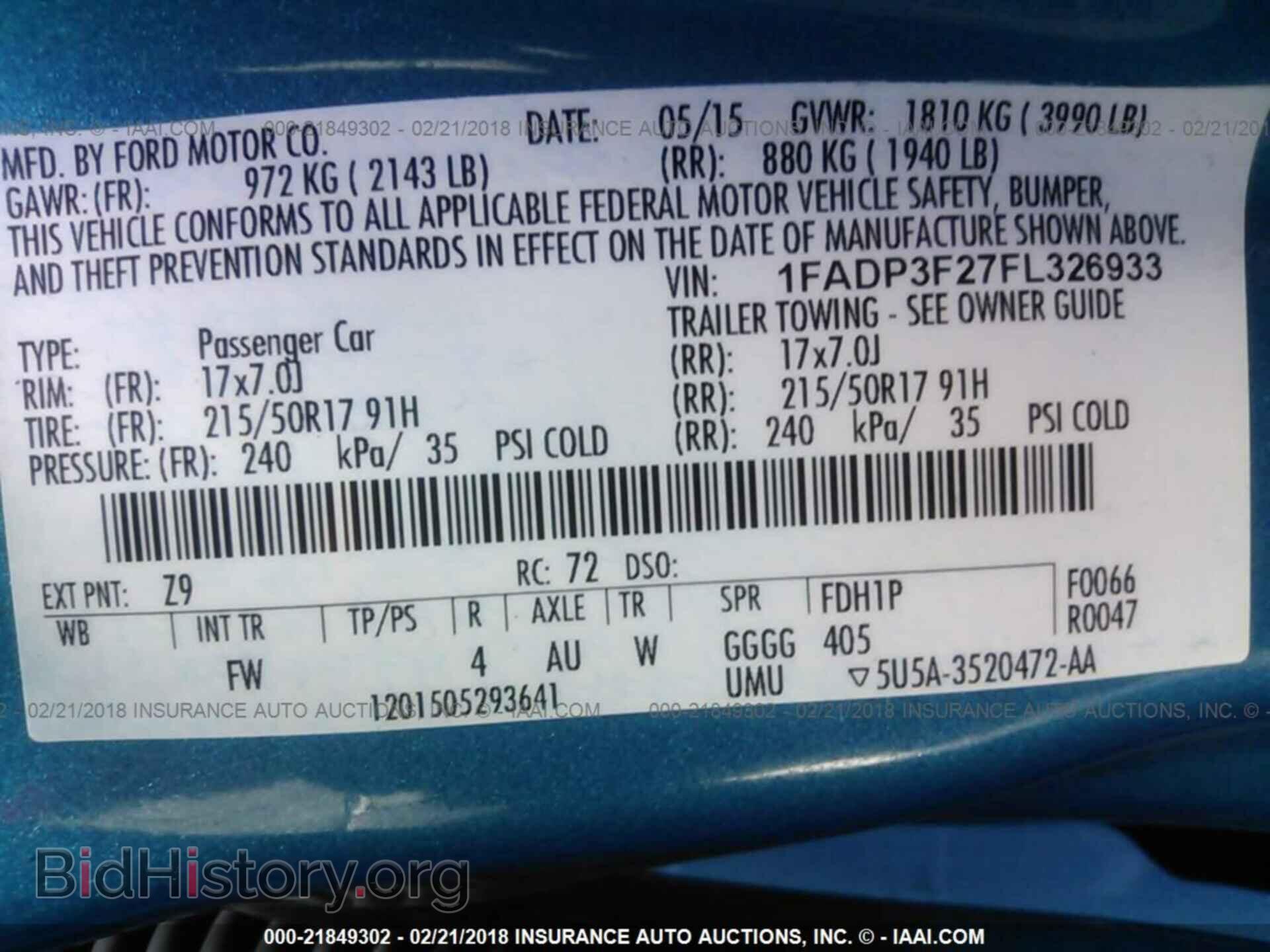 2015 Ford Focus - VIN: 1FADP3F27FL326933 - Photo 9