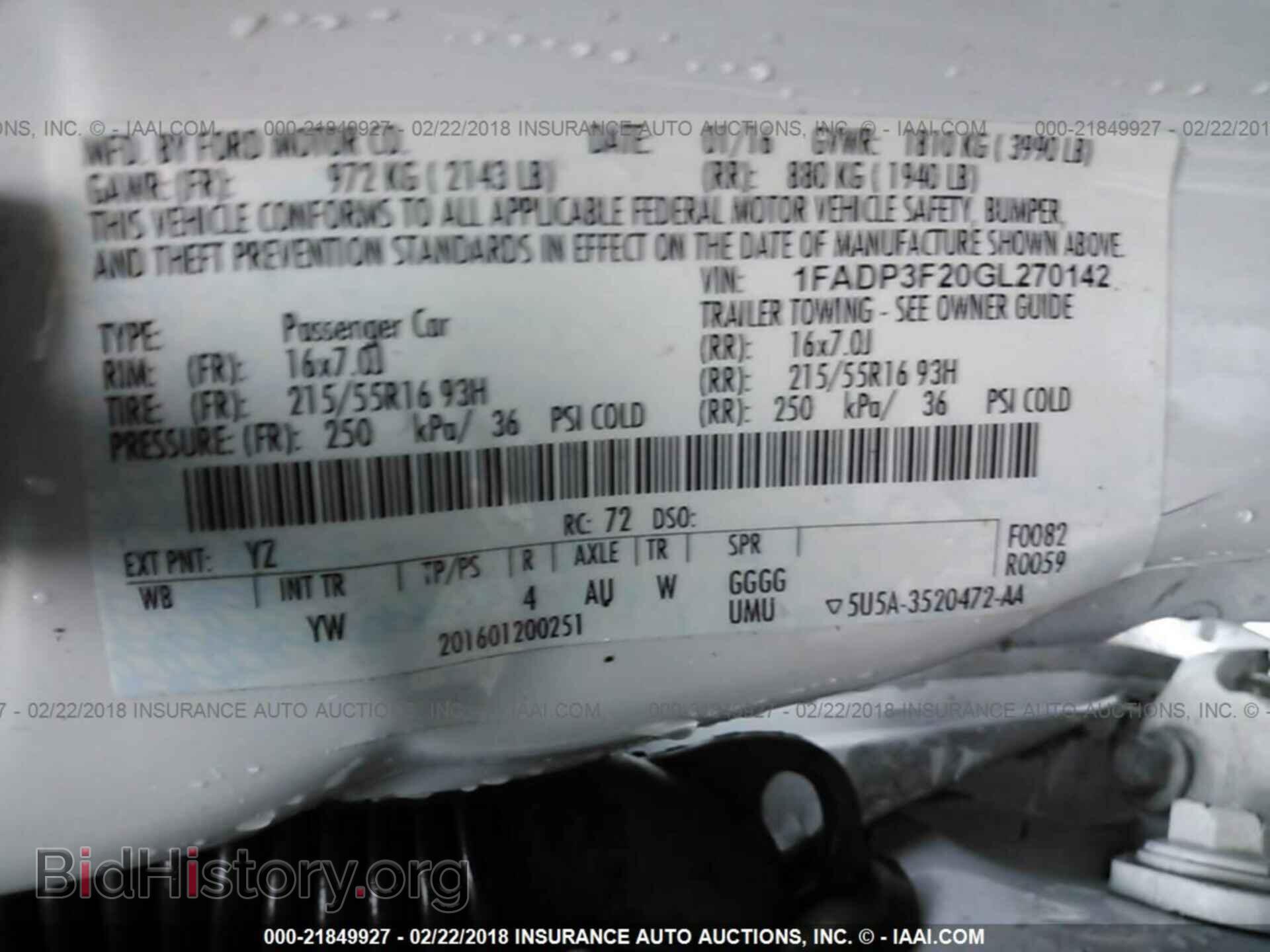 2016 Ford Focus - VIN: 1FADP3F20GL270142 - Фото 9