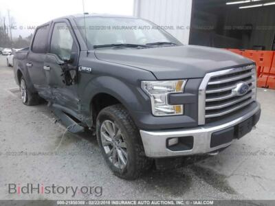 2017 Ford F150, серый — VIN 1FTEW1EG8HFC11441, IAAI