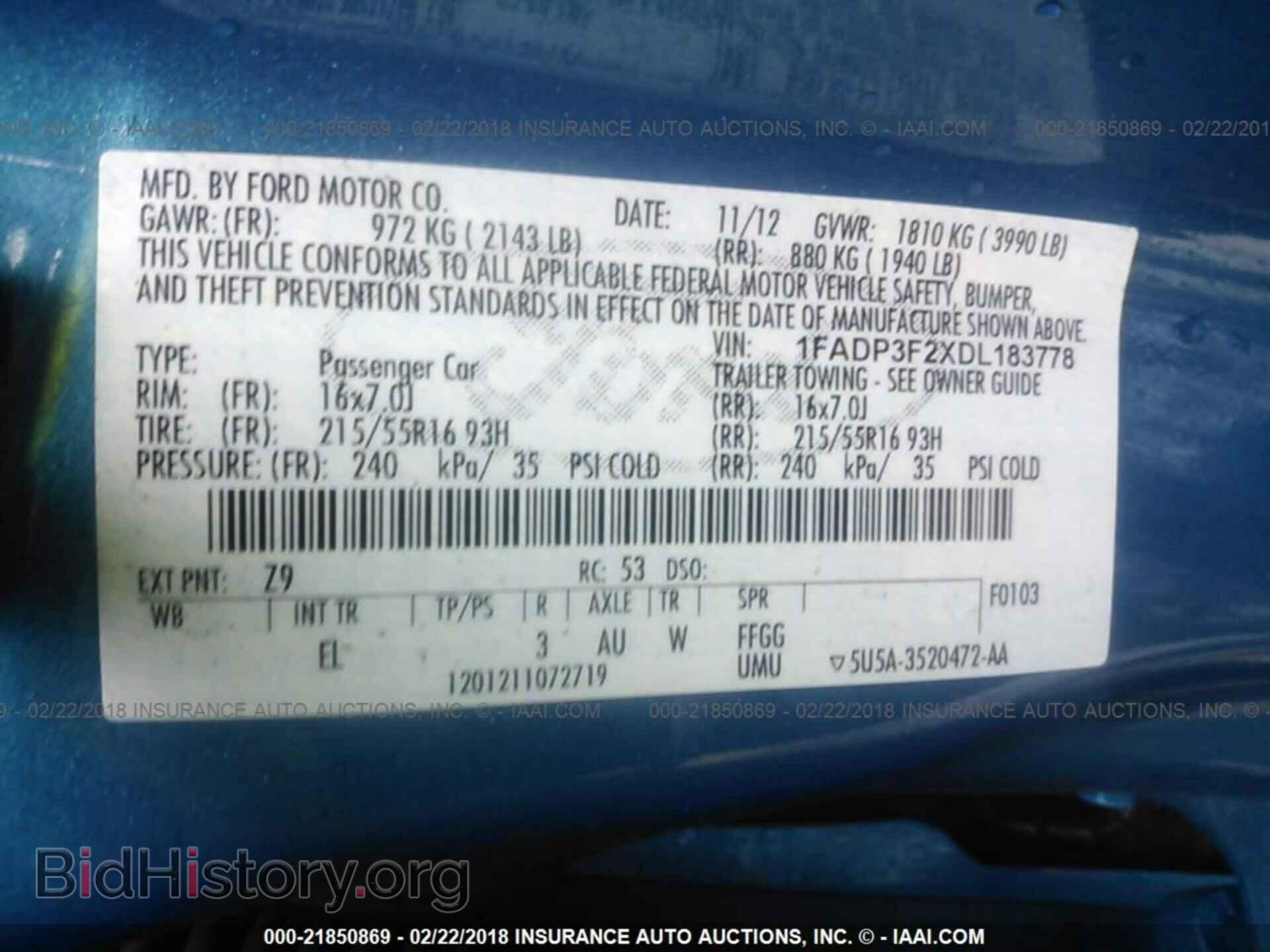 2013 Ford Focus - VIN: 1FADP3F2XDL183778 - Photo 9