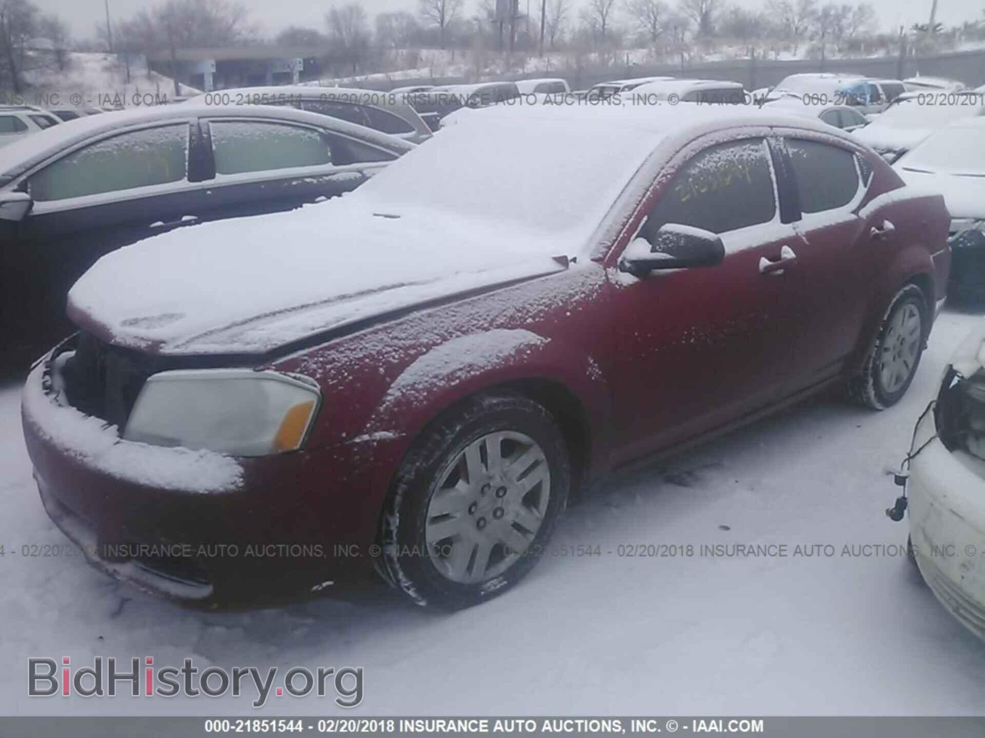 2014 Dodge Avenger - VIN: 1C3CDZAB1EN224785 - Фото 2