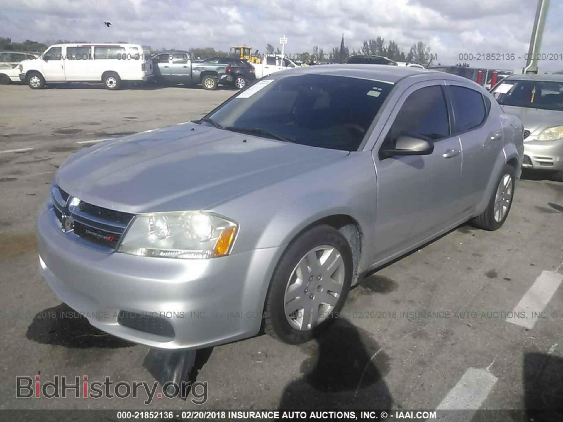 2012 Dodge Avenger - VIN: 1C3CDZAB8CN293728 - Фото 2