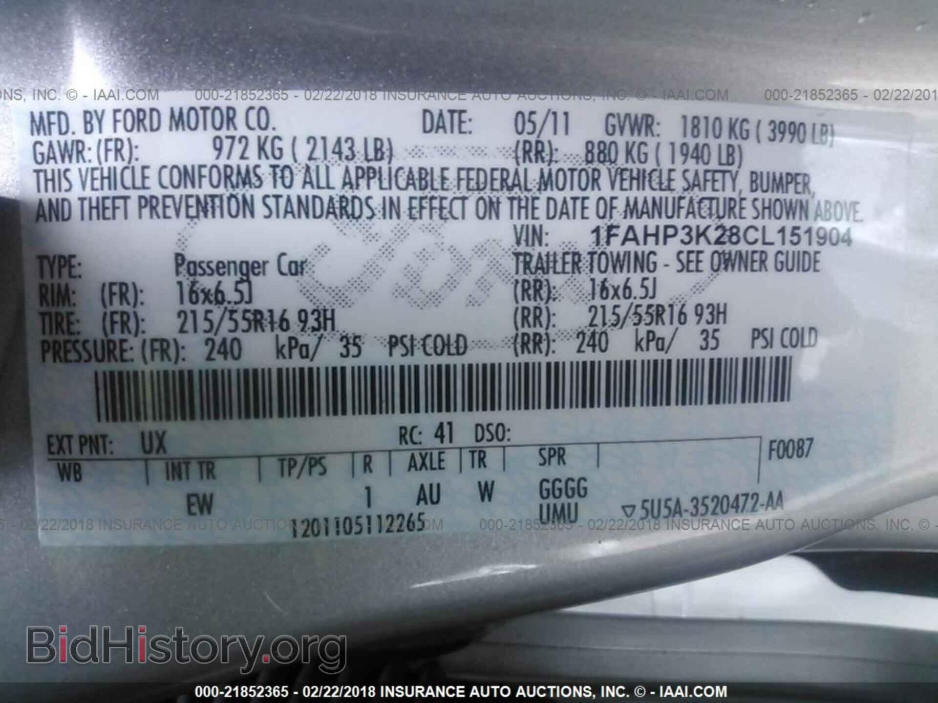 2012 Ford Focus - VIN: 1FAHP3K28CL151904 - Photo 9