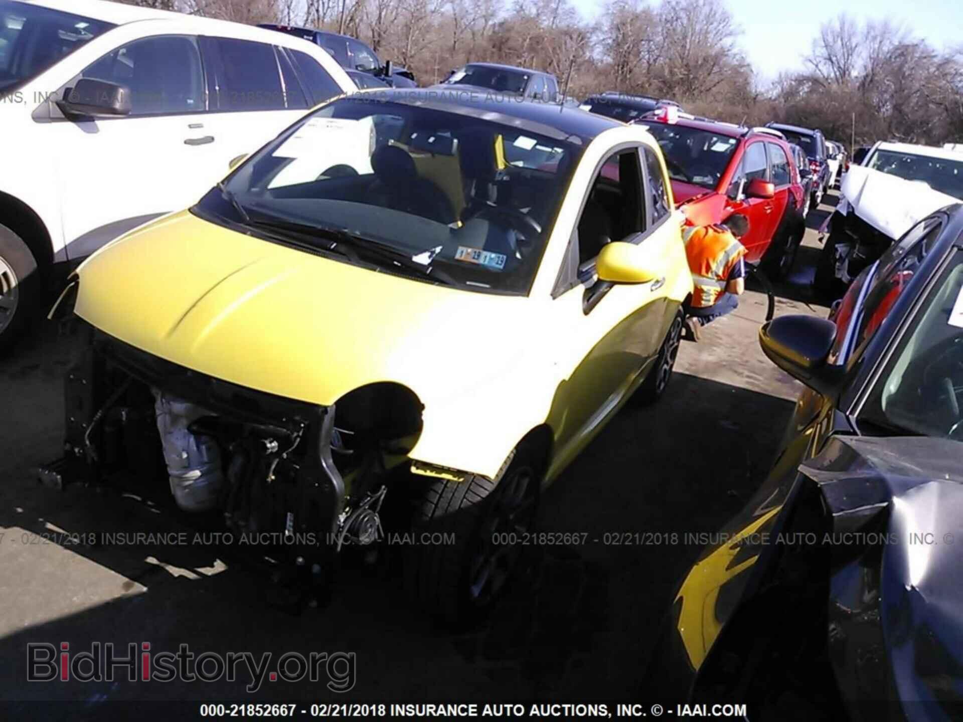 2012 Fiat 500 - VIN: 3C3CFFBR4CT386007 - Фото 2