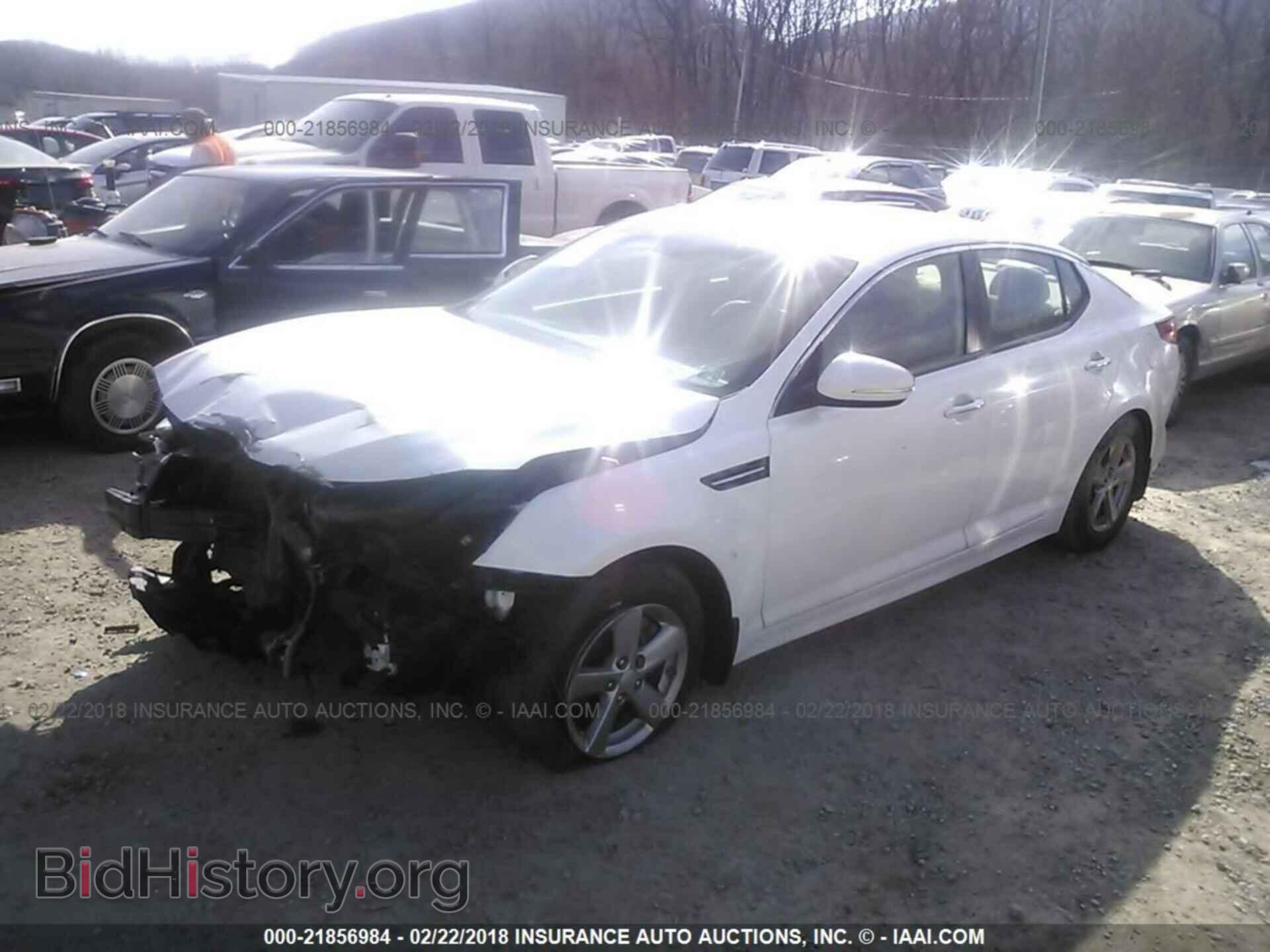 2014 Kia Optima - VIN: 5XXGM4A78EG273599 - Фото 2