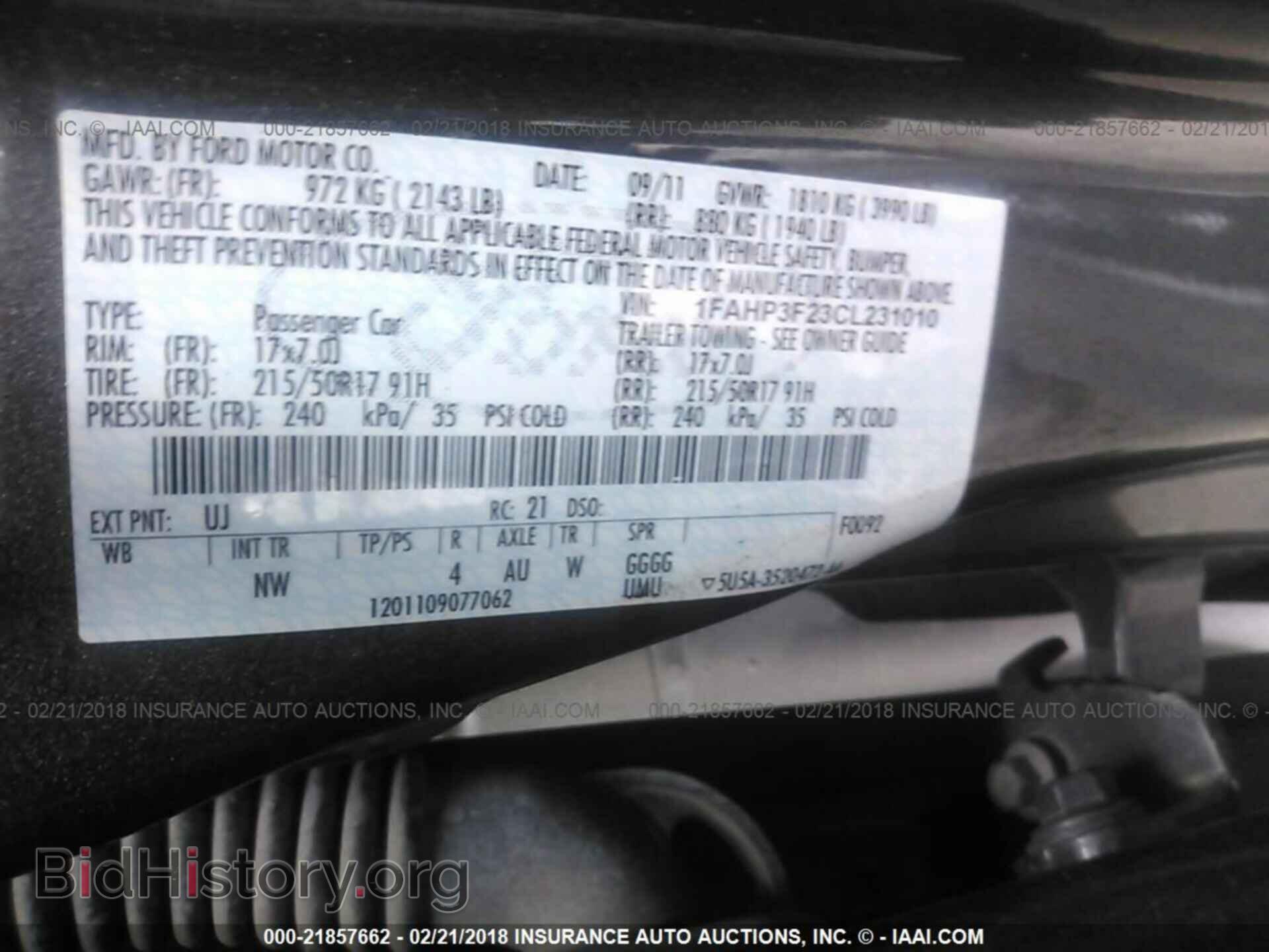2012 Ford Focus - VIN: 1FAHP3F23CL231010 - Photo 9