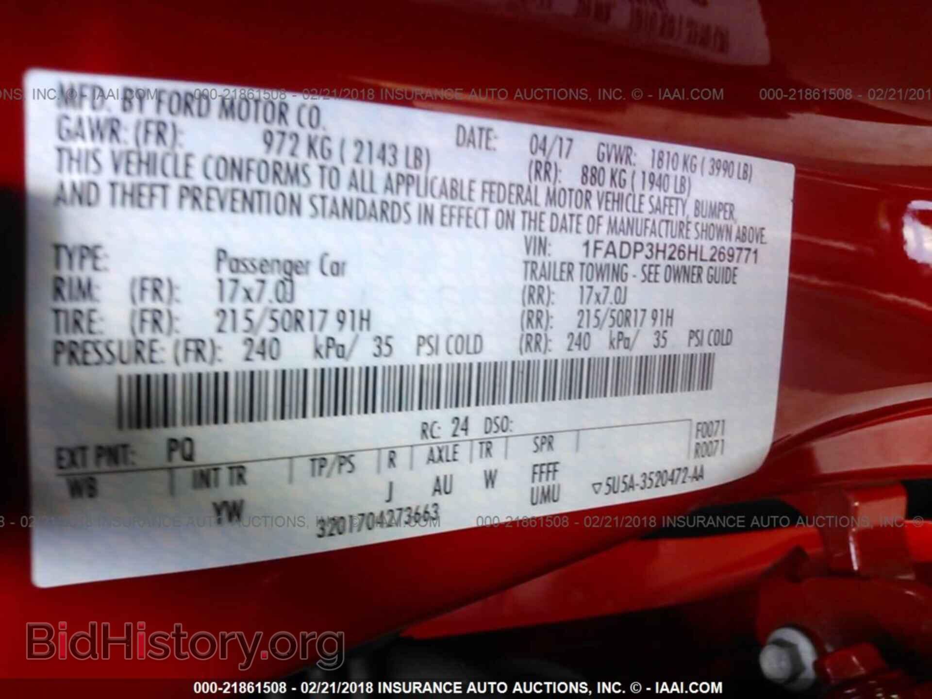 2017 Ford Focus - VIN: 1FADP3H26HL269771 - Photo 9