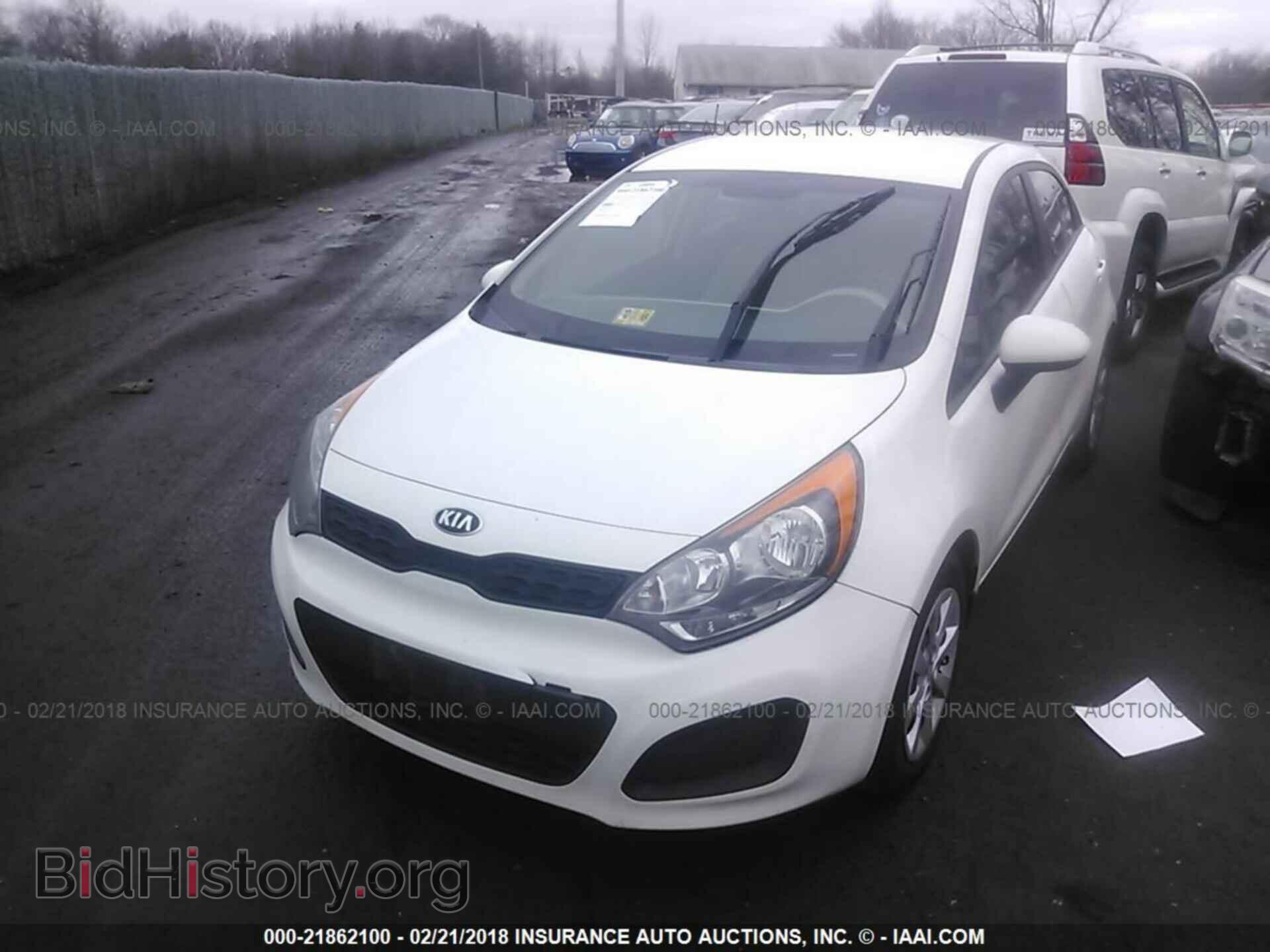 2013 KIA RIO - VIN: KNADM5A33D6281500 - Фото 2