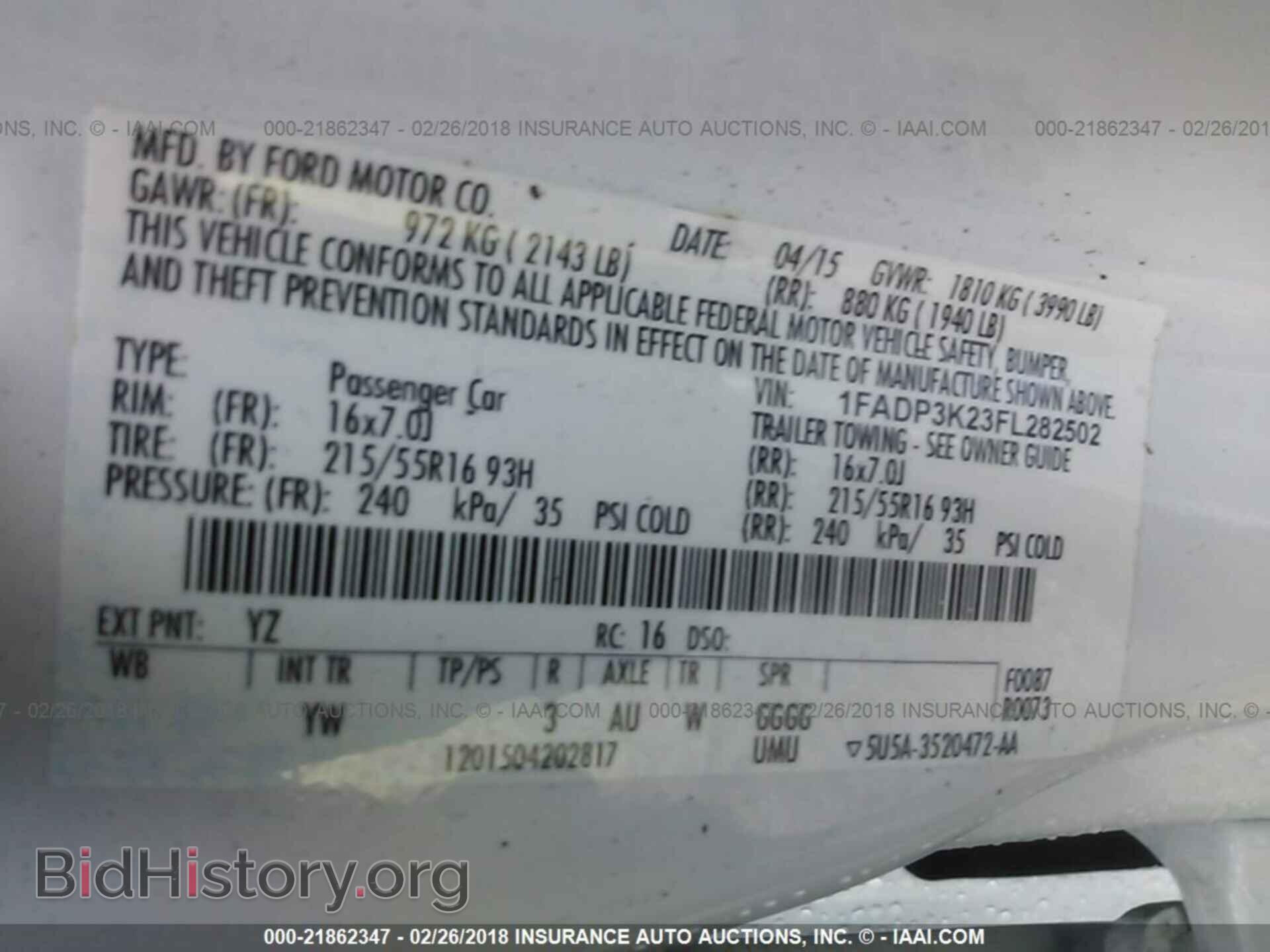 2015 Ford Focus - VIN: 1FADP3K23FL282502 - Photo 9