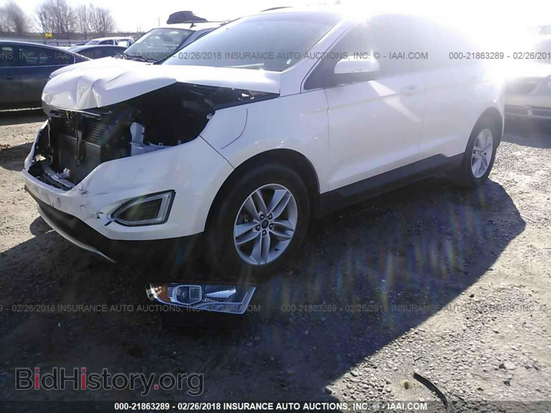 2015 Ford Edge - VIN: 2FMTK4J80FBB09869 - Фото 2