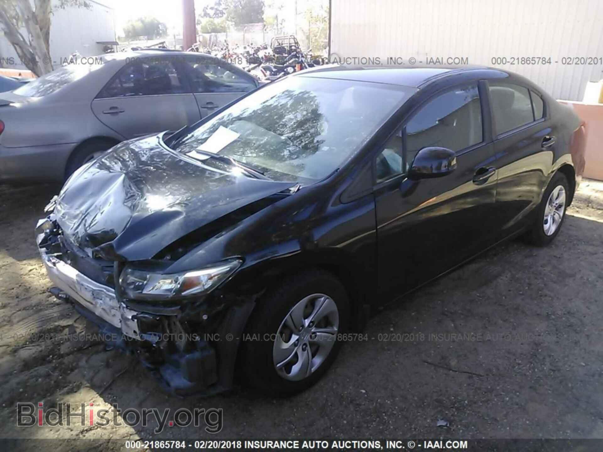 2013 Honda Civic - VIN: 2HGFB2F59DH566180 - Фото 2