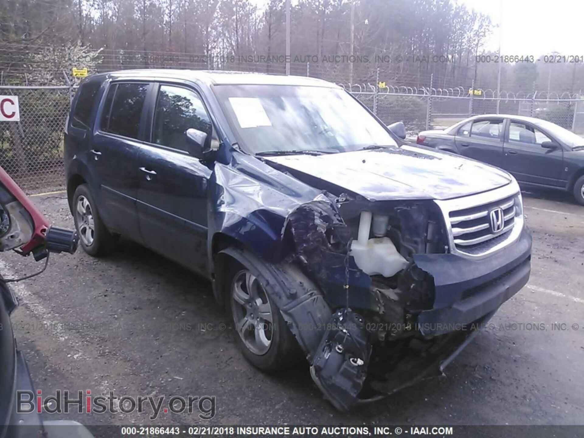 Фотография 5FNYF3H65CB027826 - Honda Pilot 2012