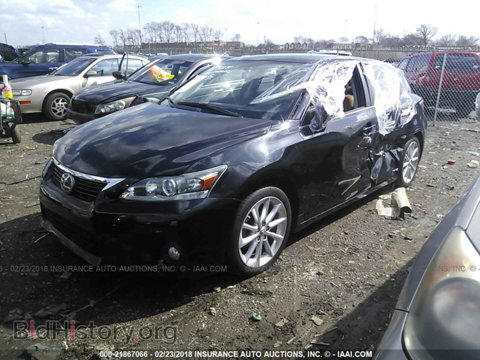 2013 Lexus Ct - VIN: JTHKD5BH2D2129945 - Фото 2