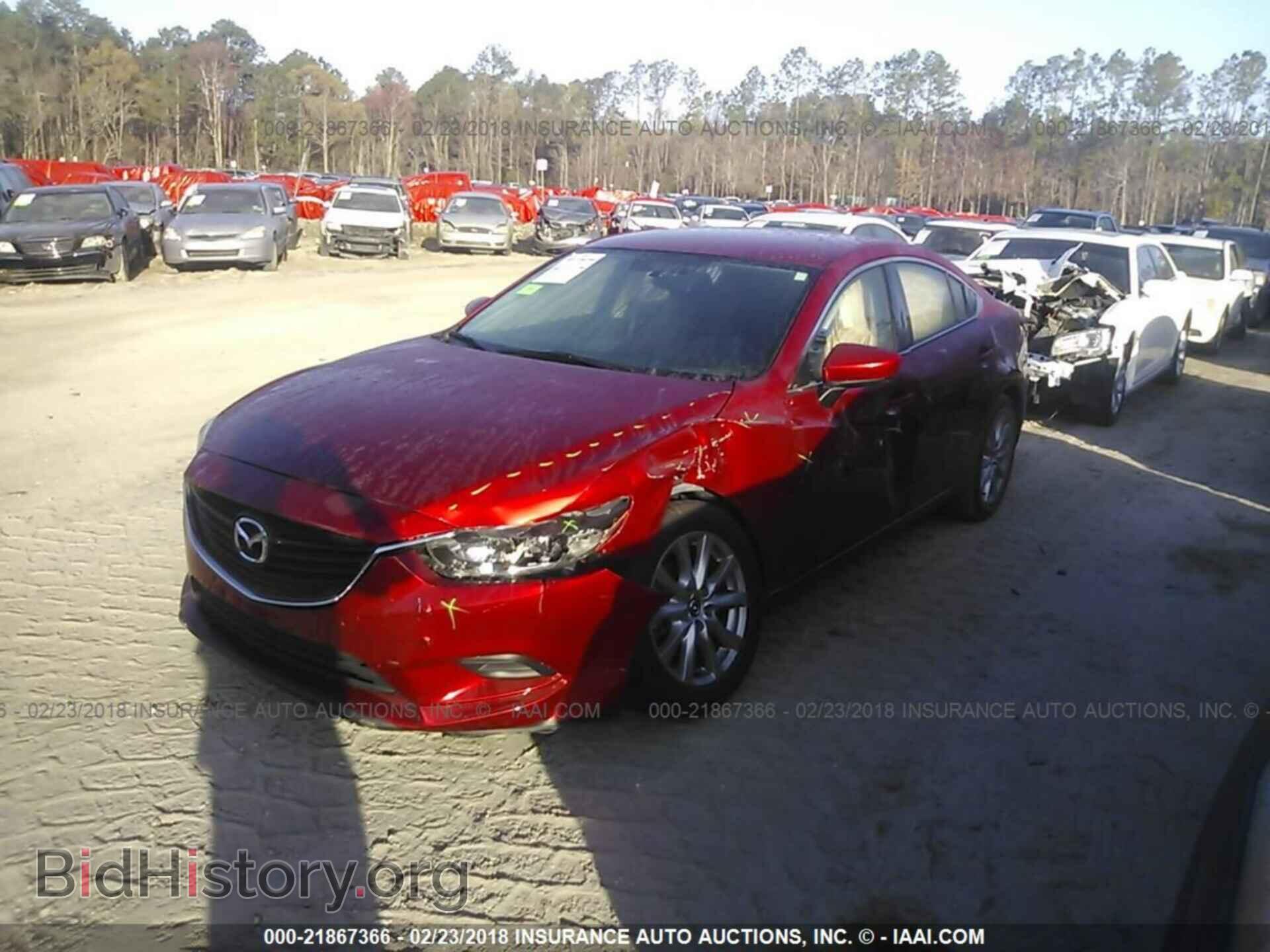 2015 Mazda 6 - VIN: JM1GJ1U56F1201797 - Фото 2