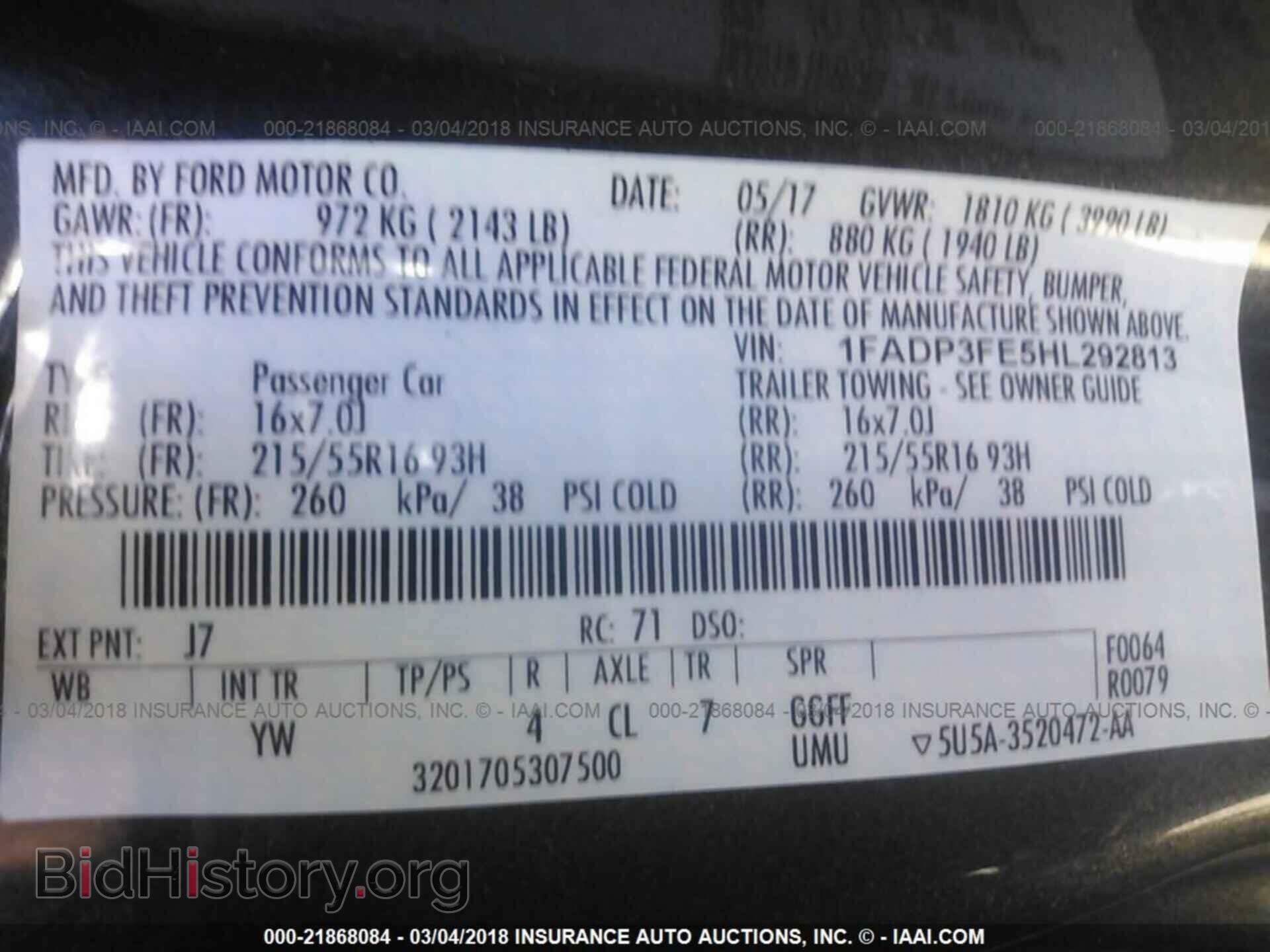 2017 Ford Focus - VIN: 1FADP3FE5HL292813 - Photo 9