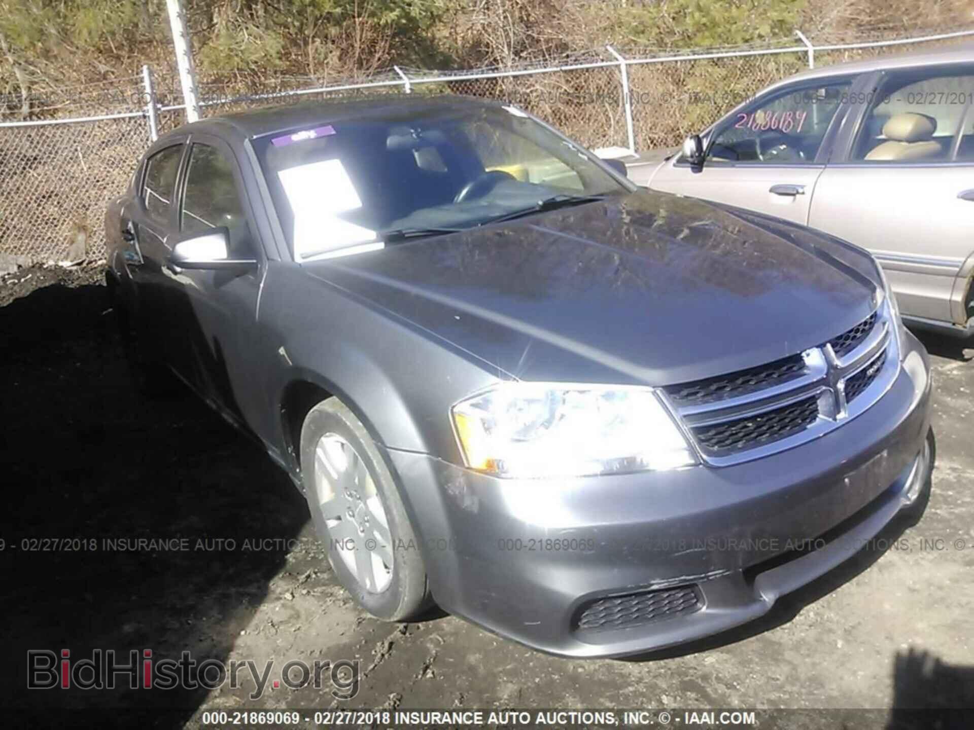 Фотография 1C3CDZAB9CN252802 - Dodge Avenger 2012
