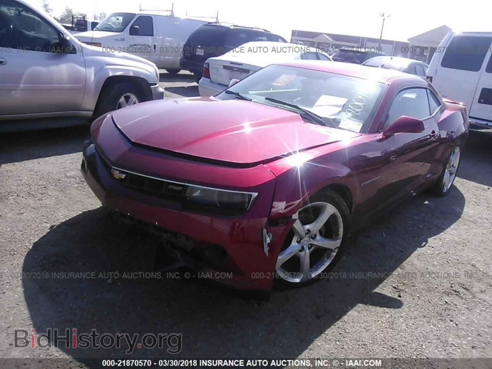 2015 Chevrolet Camaro - VIN: 2G1FF1E34F9218676 - Фото 2