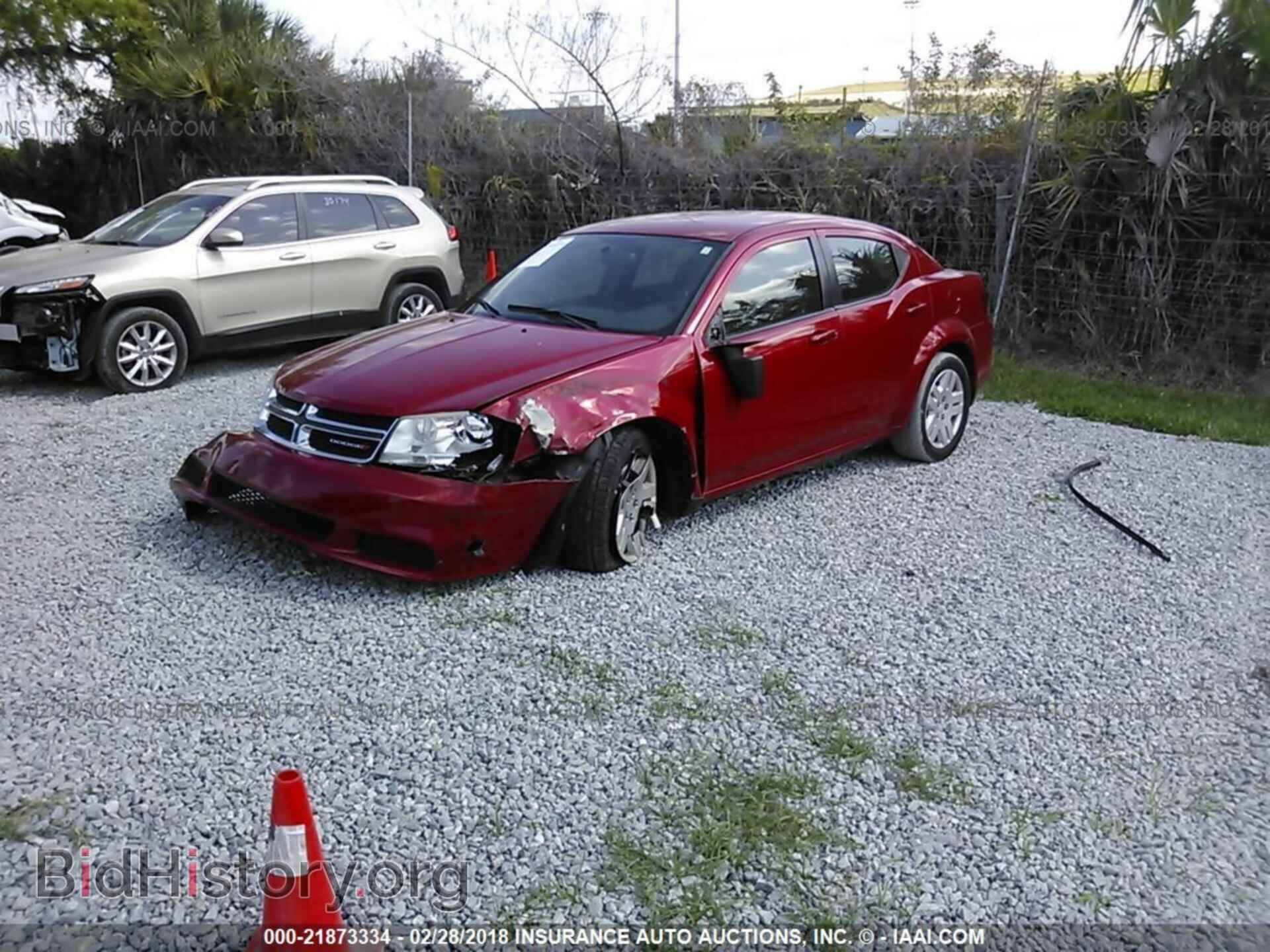 2013 Dodge Avenger - VIN: 1C3CDZAB2DN526326 - Фото 2