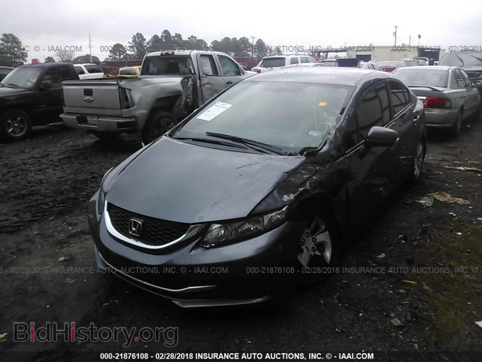 2014 Honda Civic - VIN: 2HGFB2F52EH524497 - Фото 2