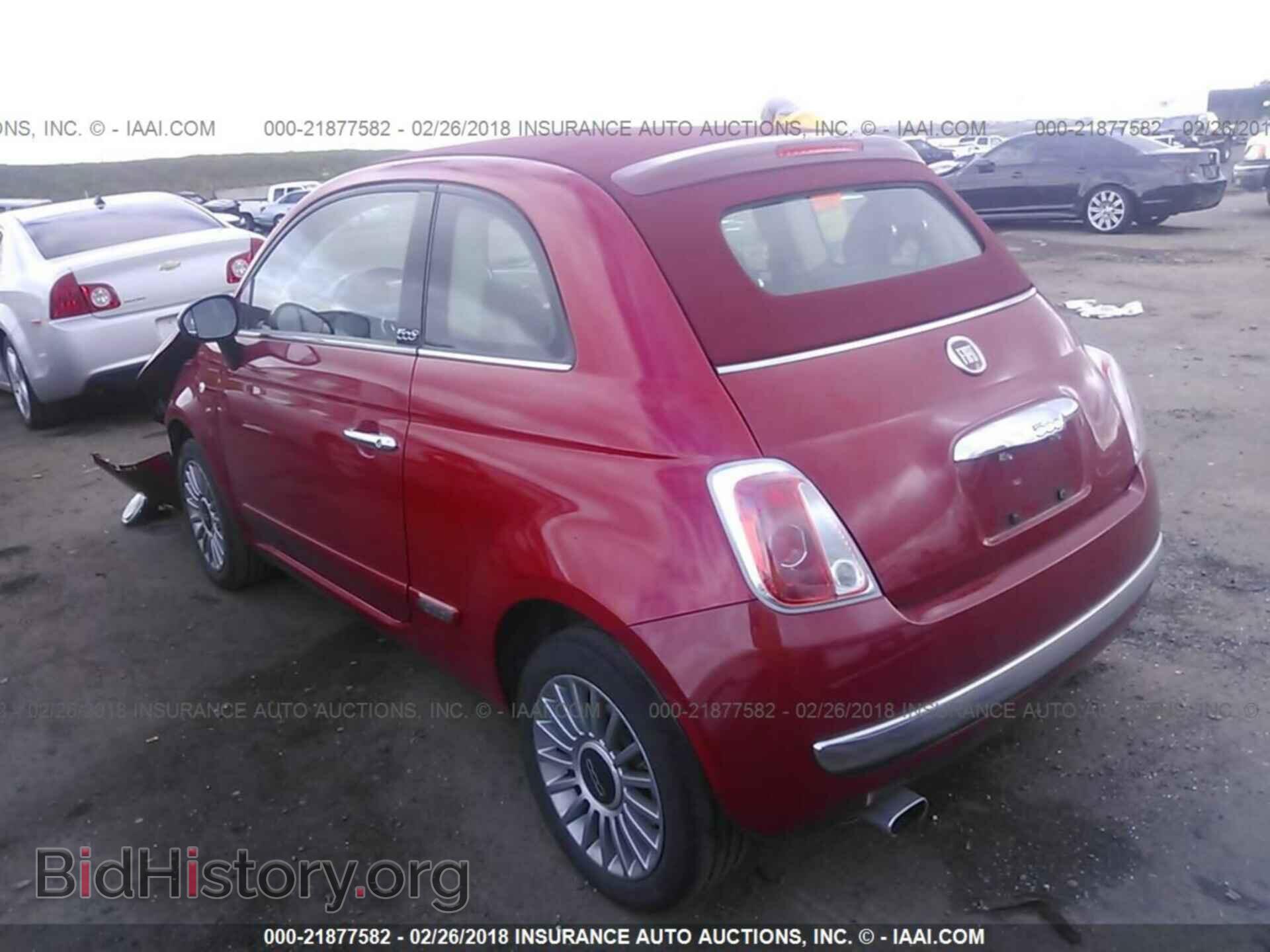 2012 Fiat 500 - VIN: 3C3CFFER3CT223277 - Фото 3