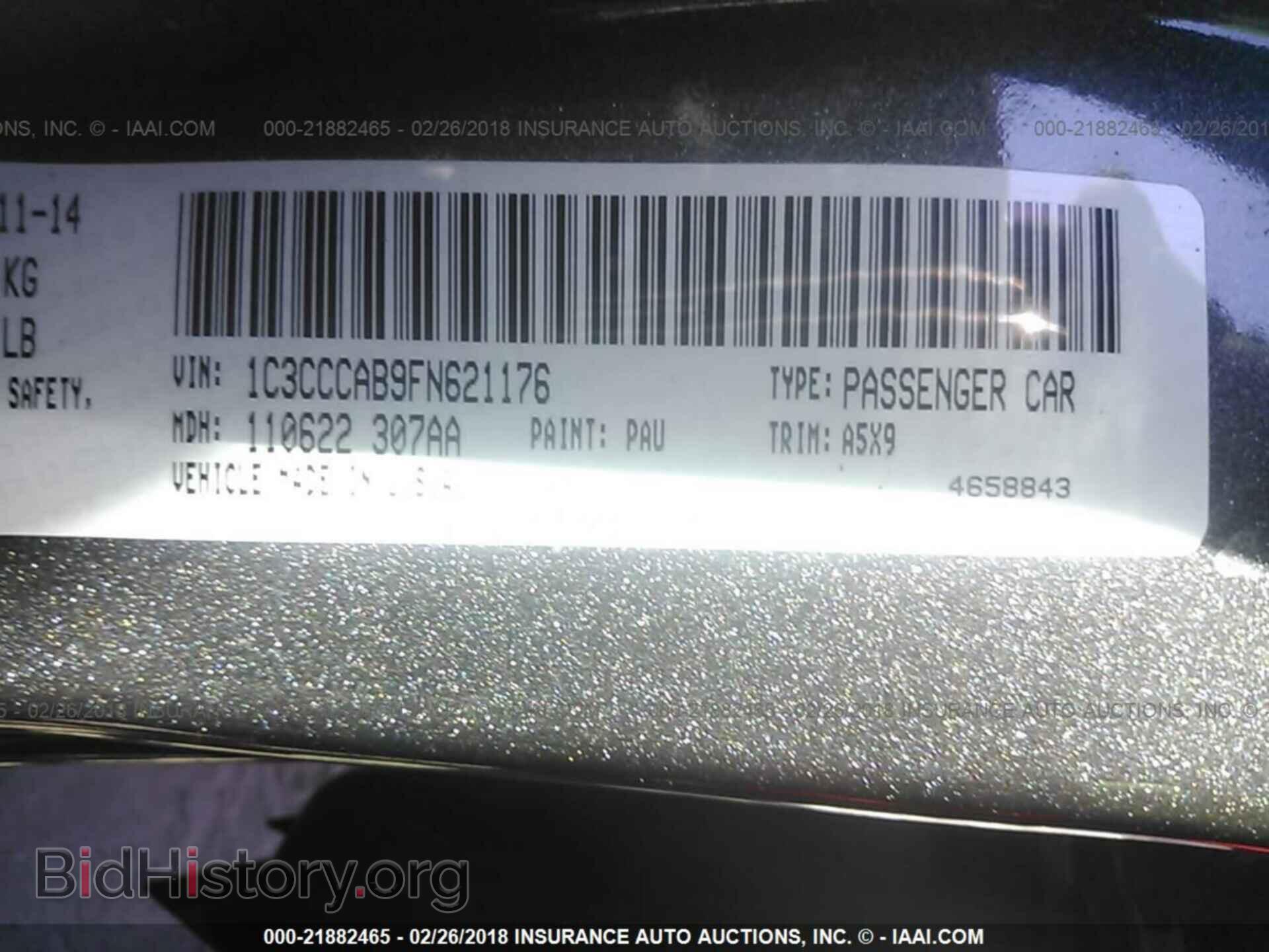 2015 Chrysler 200 - VIN: 1C3CCCAB9FN621176 - Photo 9