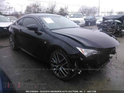 2015 Lexus RC, черный — VIN JTHHE5BC2F5000925, IAAI