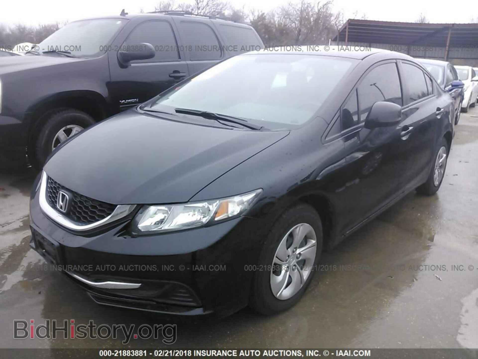 2013 Honda Civic - VIN: 2HGFB2F54DH512155 - Фото 2