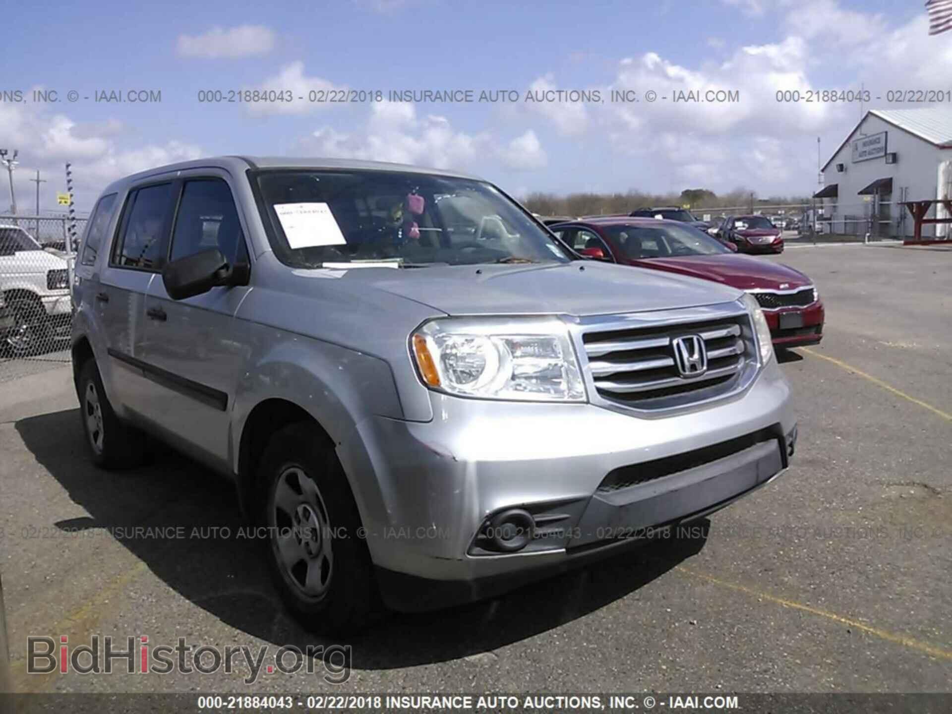 Фотография 5FNYF3H23DB001952 - Honda Pilot 2013